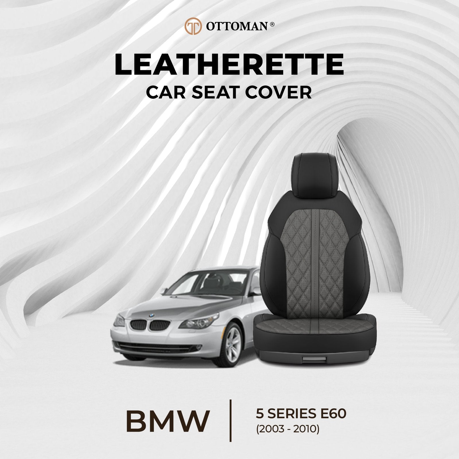 BMW 5 Series E60 (2003-2010) Ottoman Seat Cover - Ottoman Car Mats