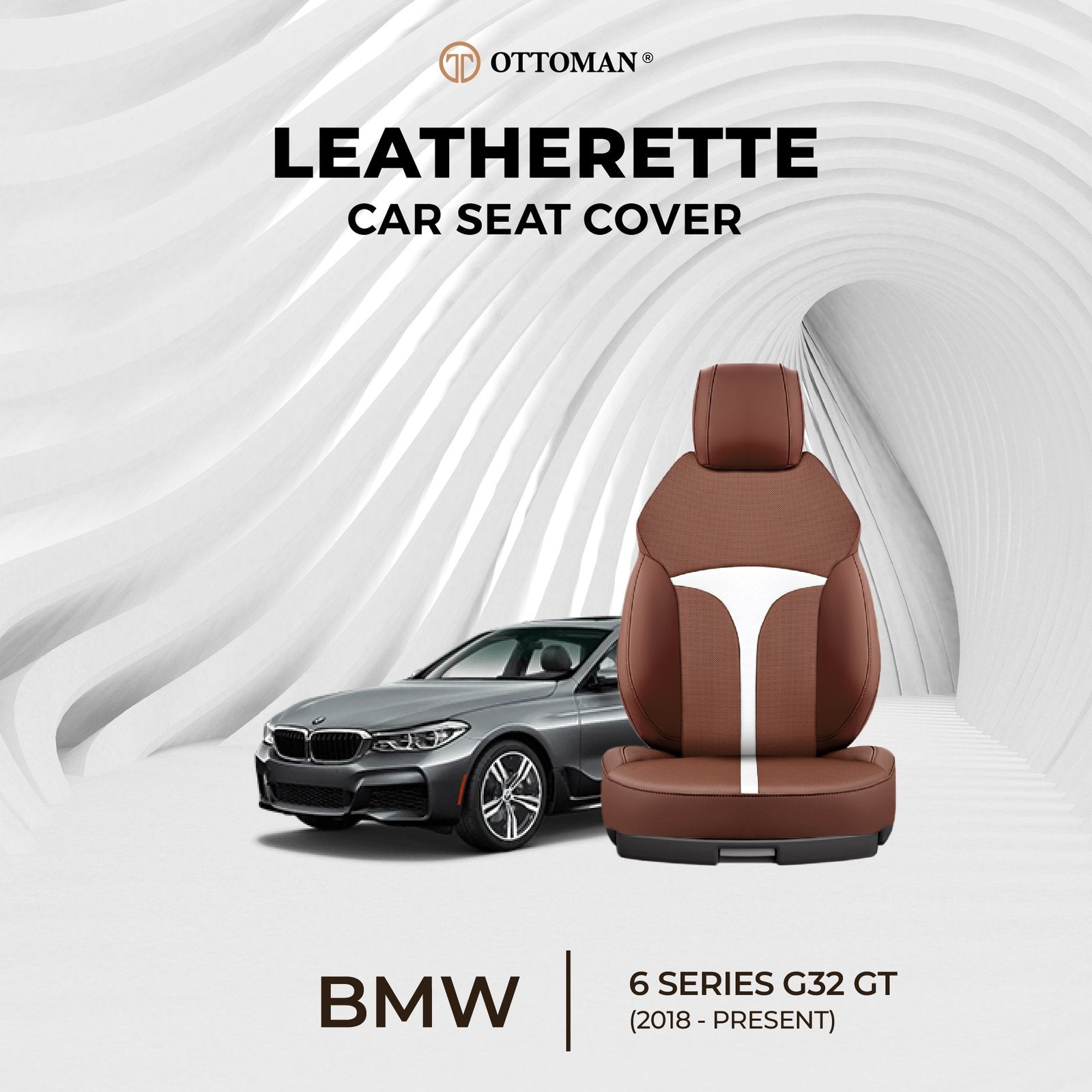 BMW 6 Series G32 GT (2018-Present) Ottoman Seat Cover - Ottoman Car Mats