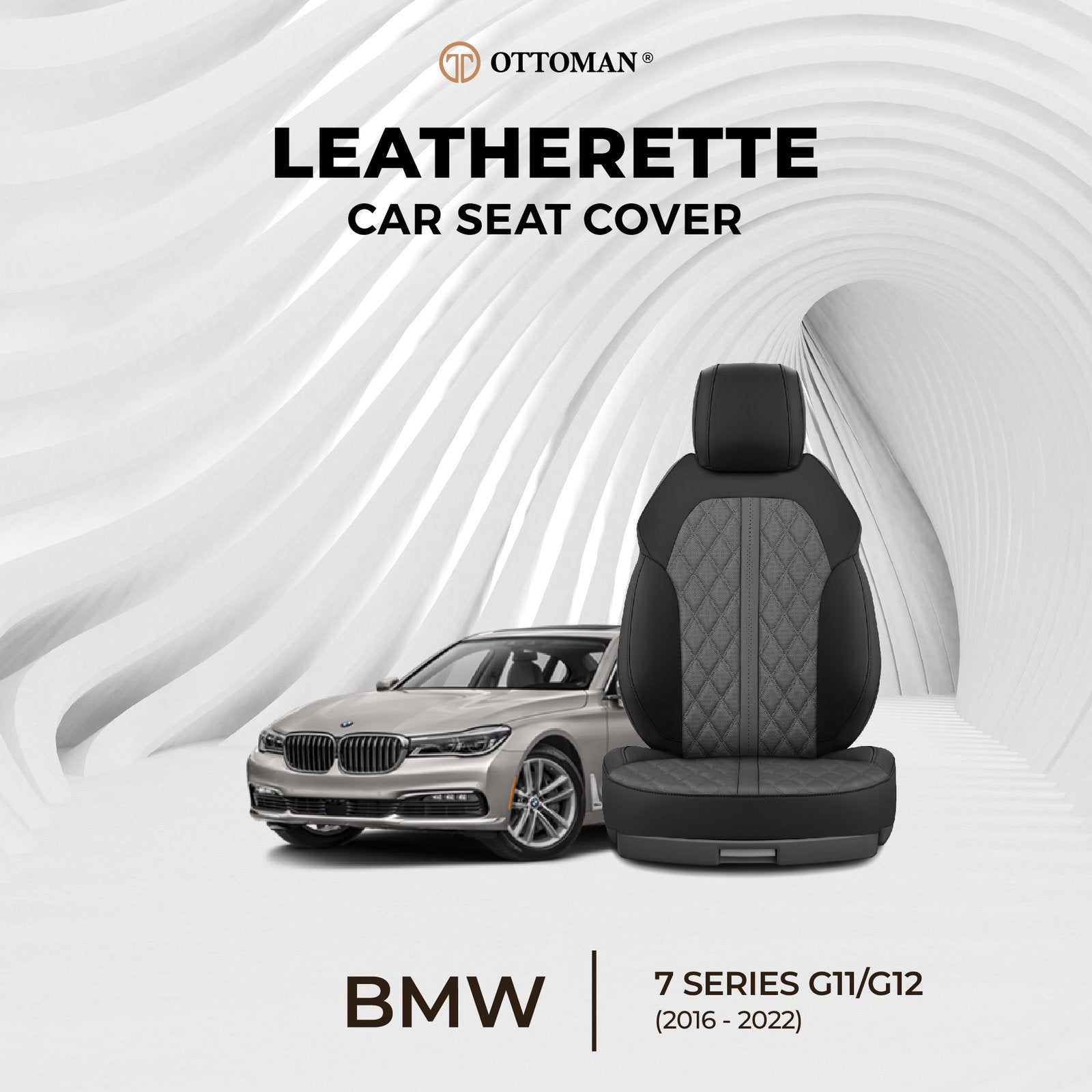 BMW 7 Series G11/G12 (2016-2022) Ottoman Seat Cover - Ottoman Car Mats