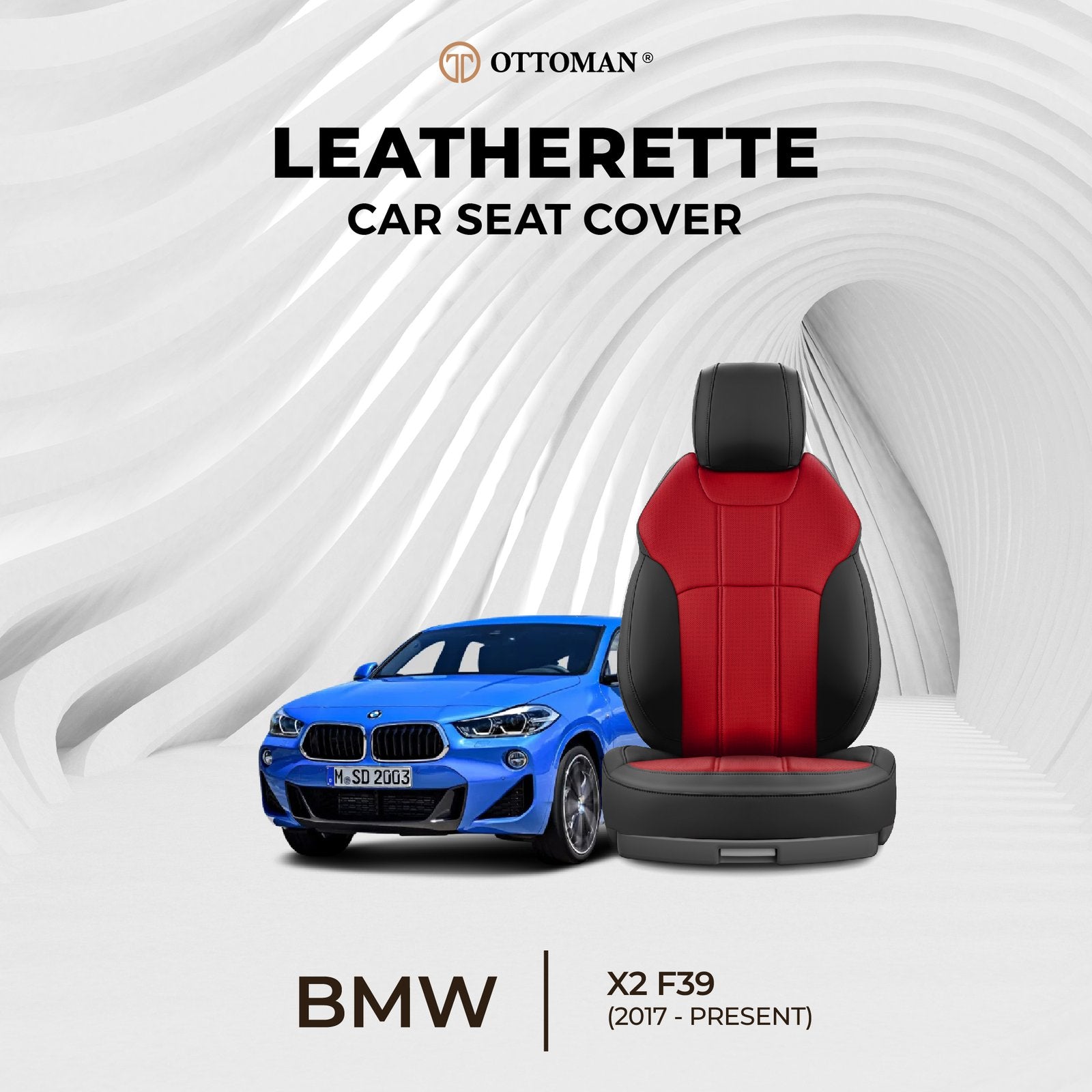 BMW X2 F39 (2017-Present) Ottoman Seat Cover - Ottoman Car Mats