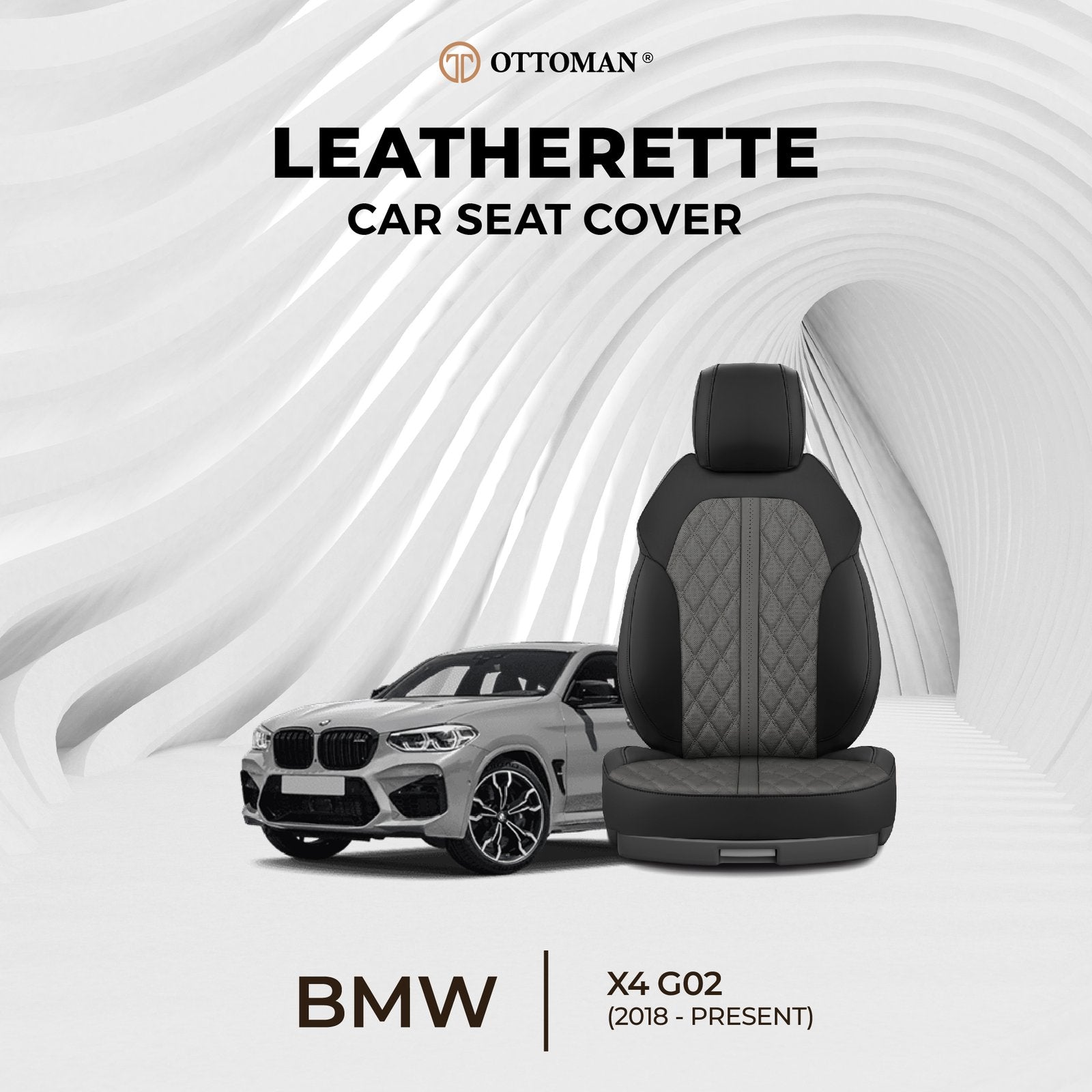 BMW X4 G02 (2018-Present) Ottoman Seat Cover - Ottoman Car Mats