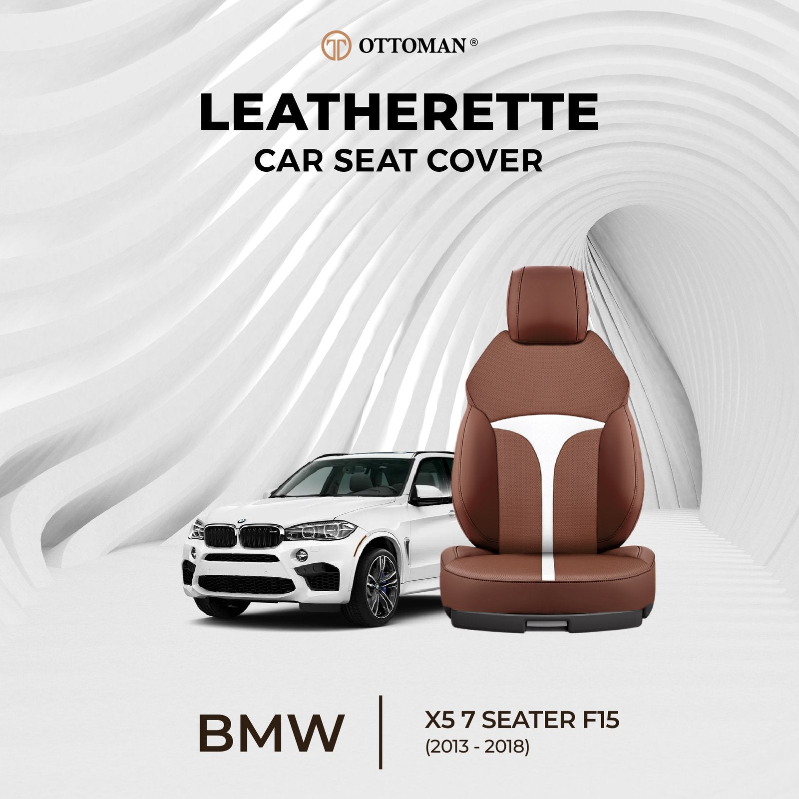 BMW X5 - 7 Seater F15 (2013-2018) Ottoman Seat Cover - Ottoman Car Mats