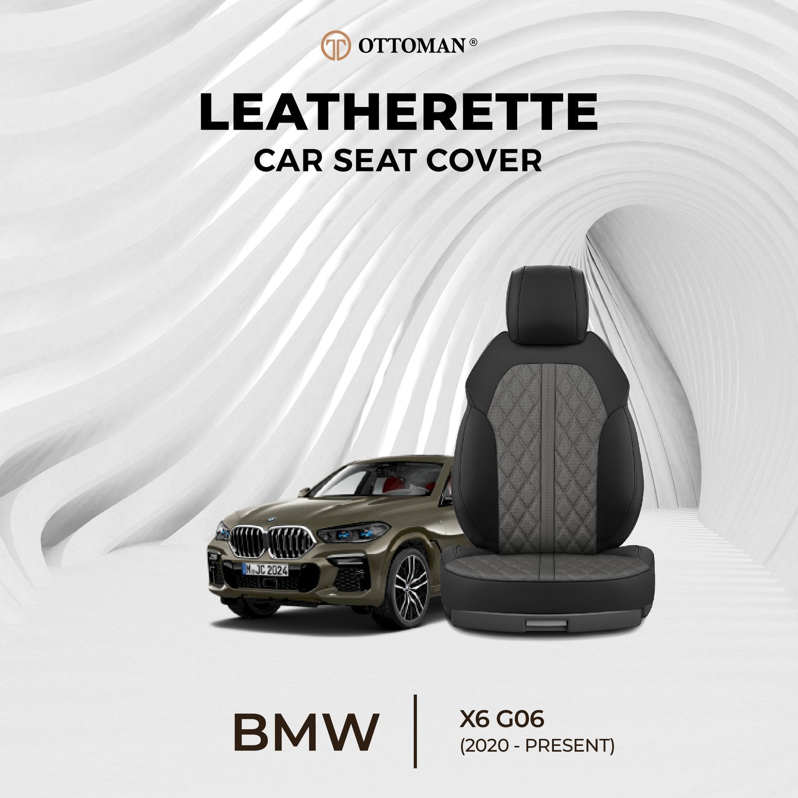 BMW X6 G06 (2020-Present) Ottoman Seat Cover - Ottoman Car Mats