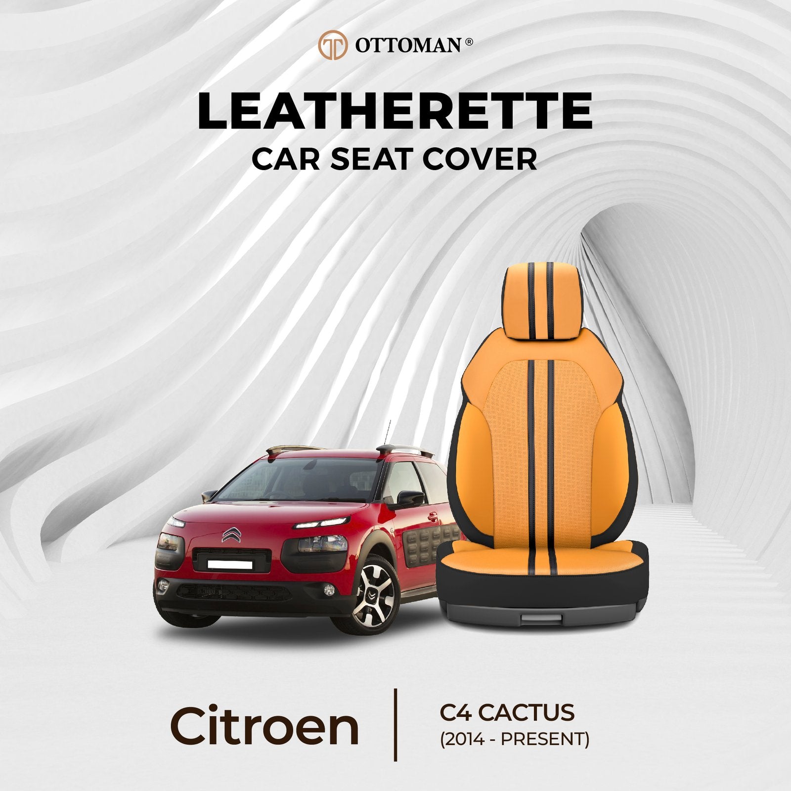 Citroen C4 Cactus (2014-Present) Ottoman Seat Cover - Ottoman Car Mats