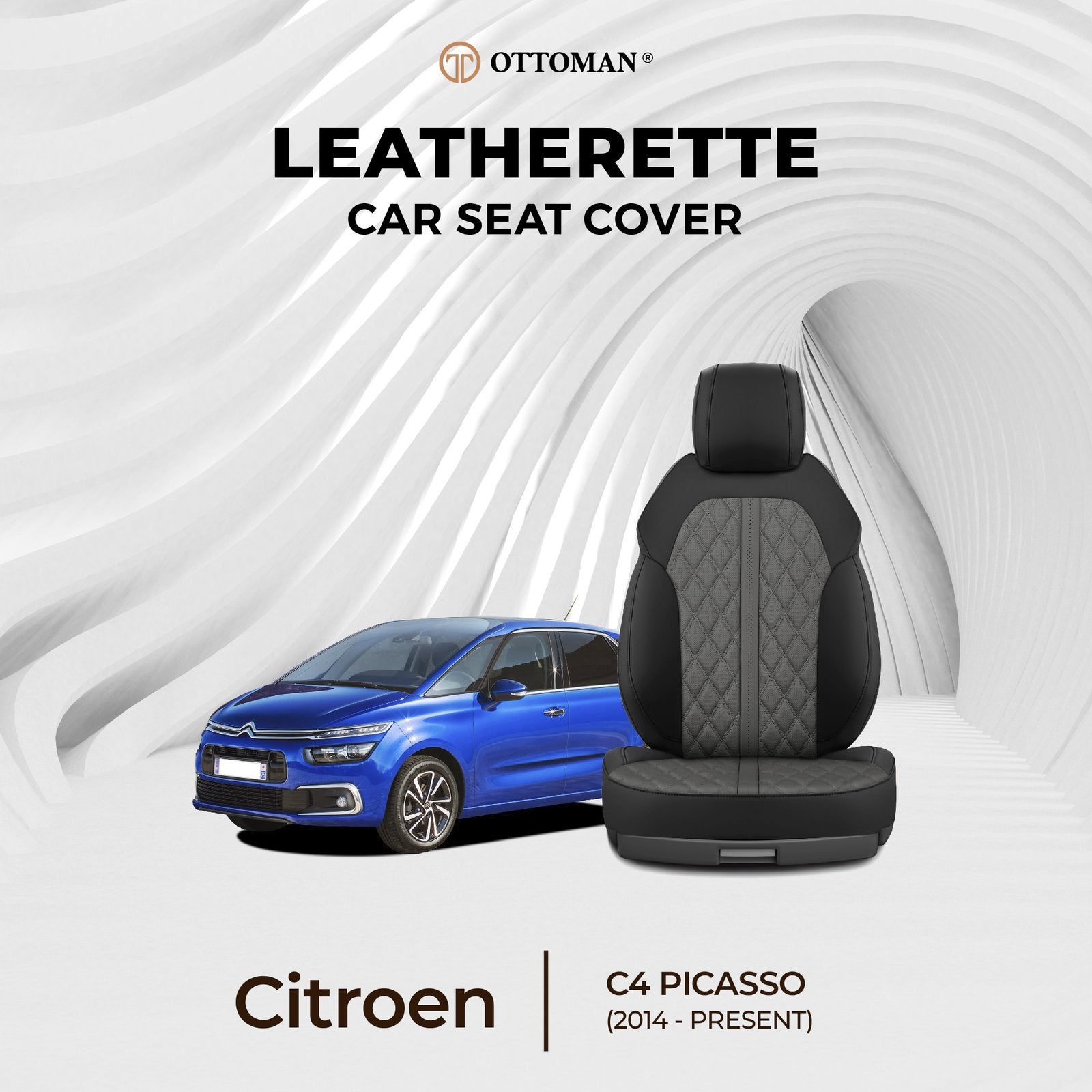 Citroen C4 Picasso (2014-Present) Ottoman Seat Cover - Ottoman Car Mats