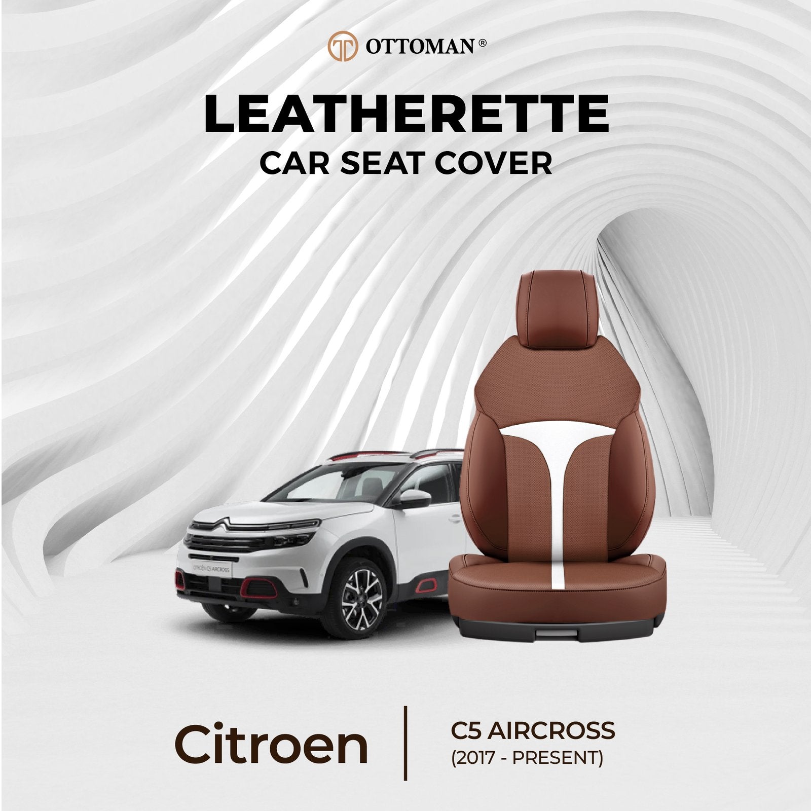 Citroen C5 Aircross (2017-Present) Ottoman Seat Cover - Ottoman Car Mats