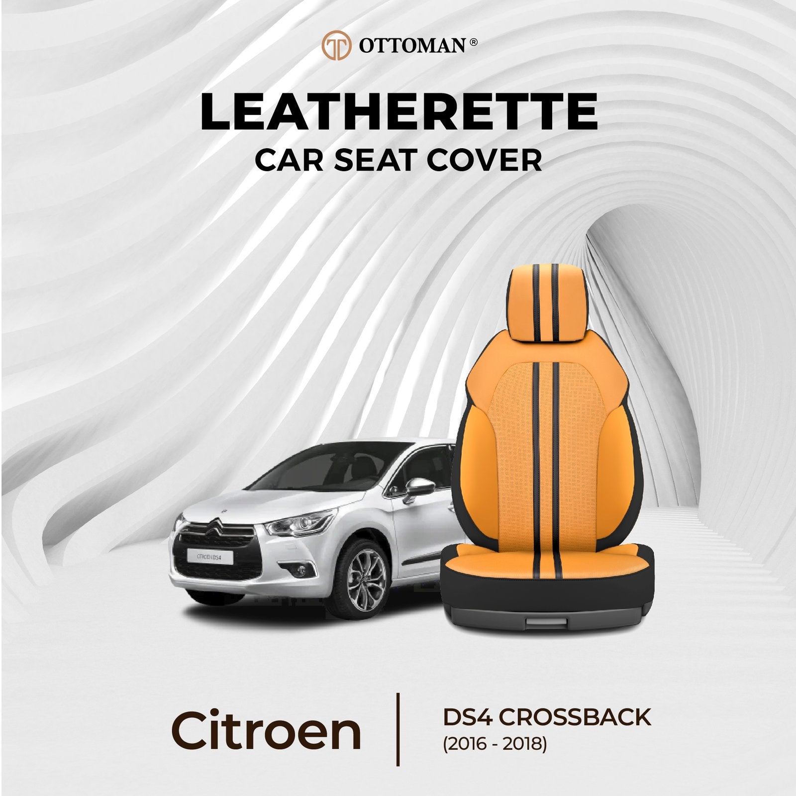 Citroen DS4 Crossback (2016-2018) Ottoman Seat Cover - Ottoman Car Mats