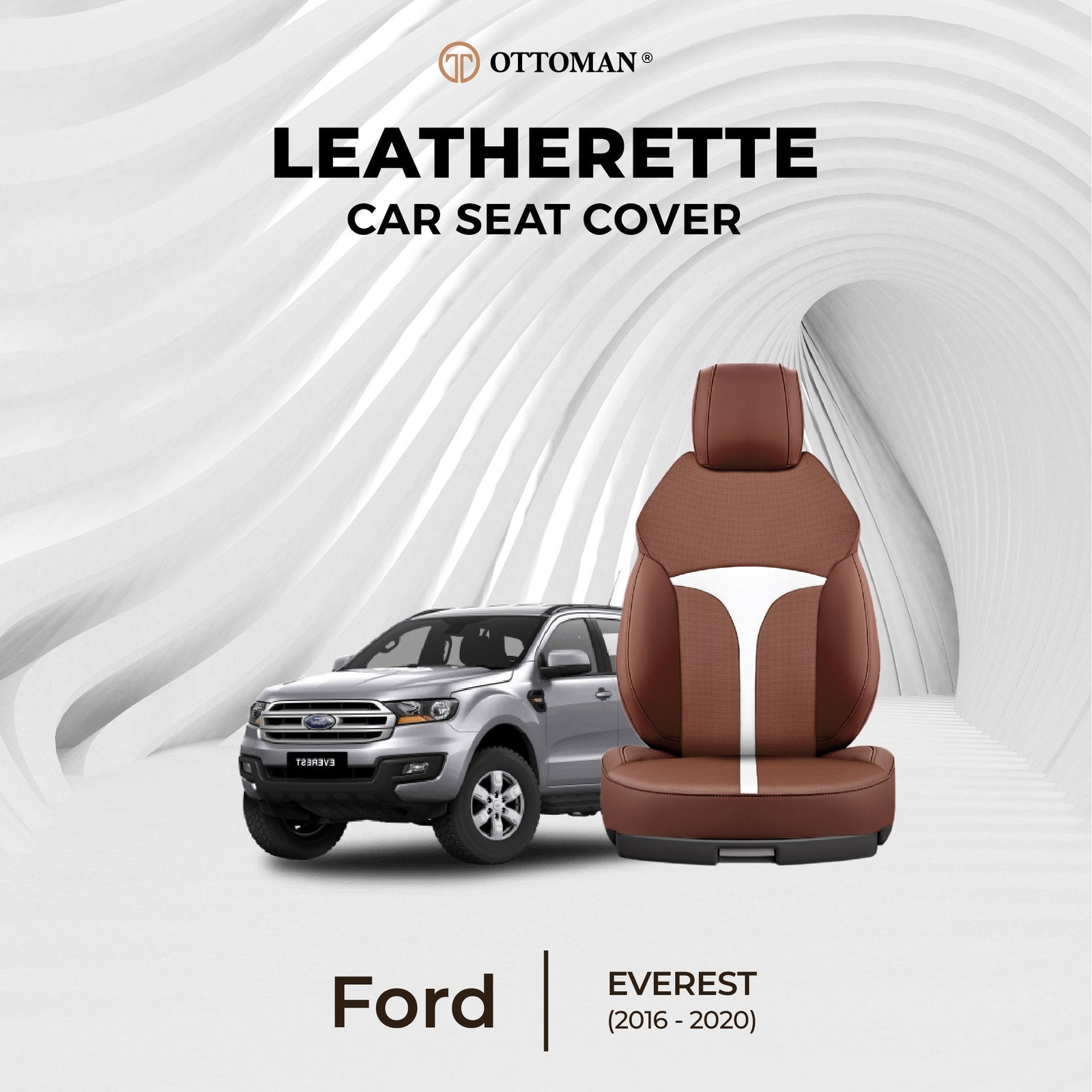 Ford Everest (2016-2020) Ottoman Seat Cover - Ottoman Car Mats