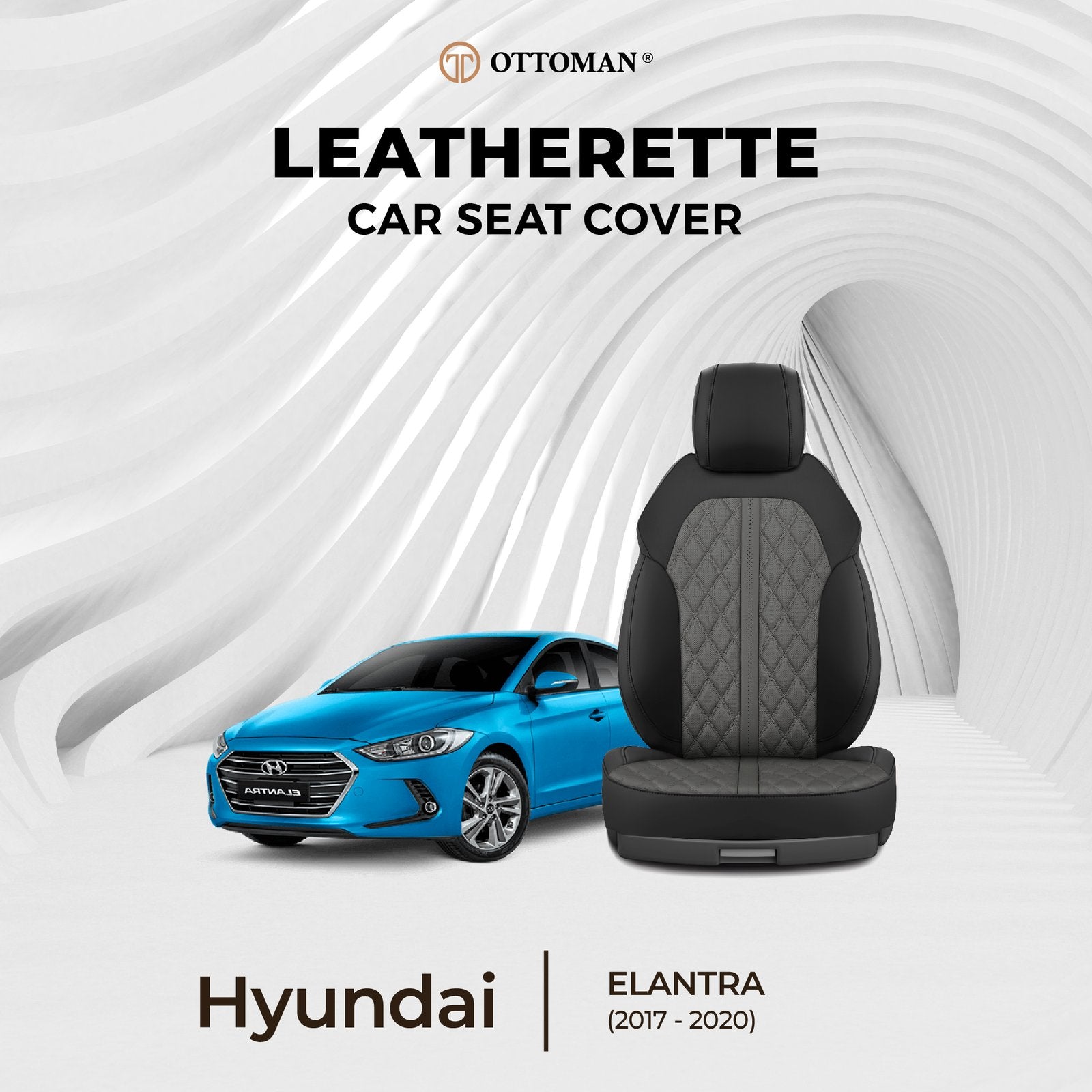 Hyundai Elantra (2017-2020) Ottoman Seat Cover - Ottoman Car Mats