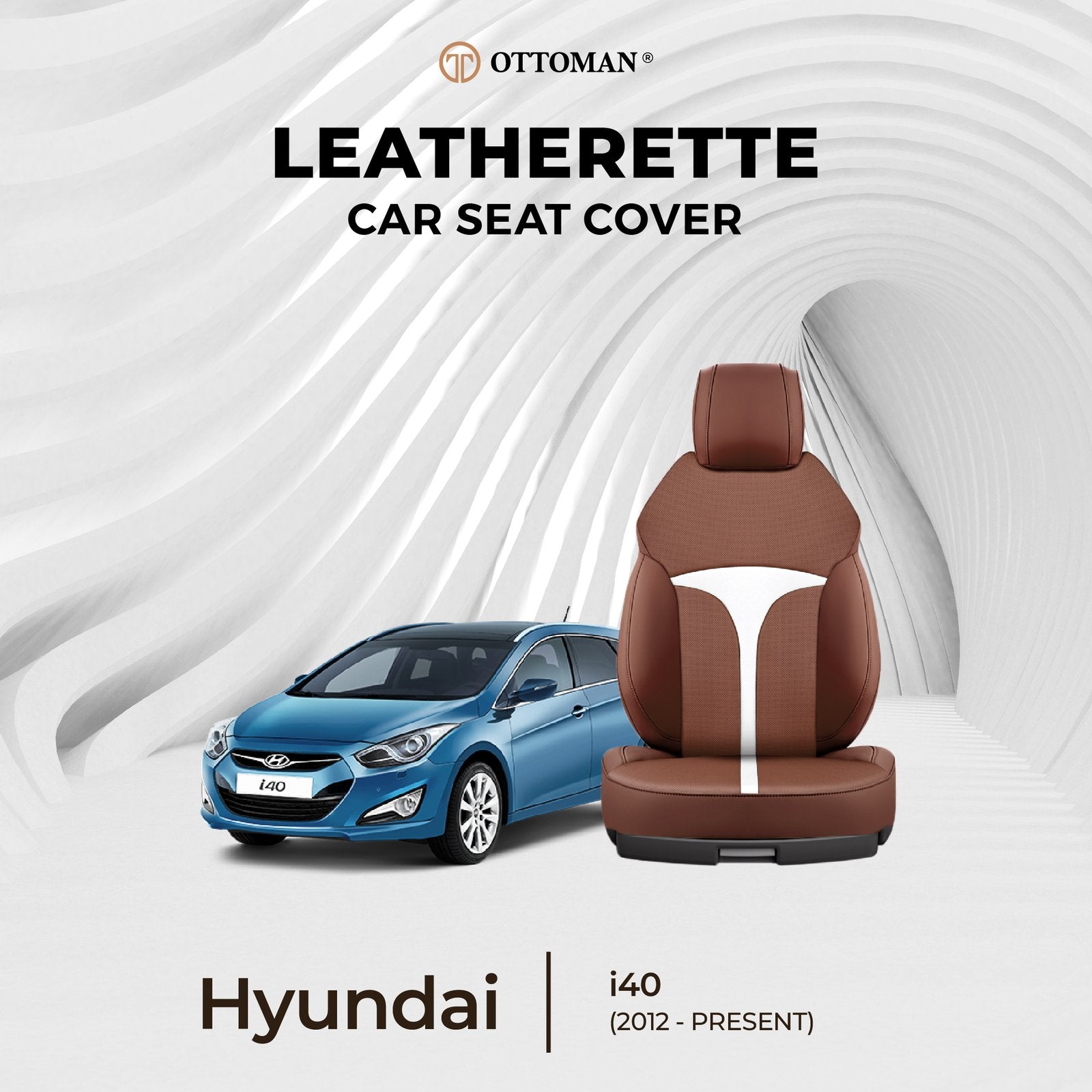 Hyundai I40 (2012-Present) Ottoman Seat Cover - Ottoman Car Mats