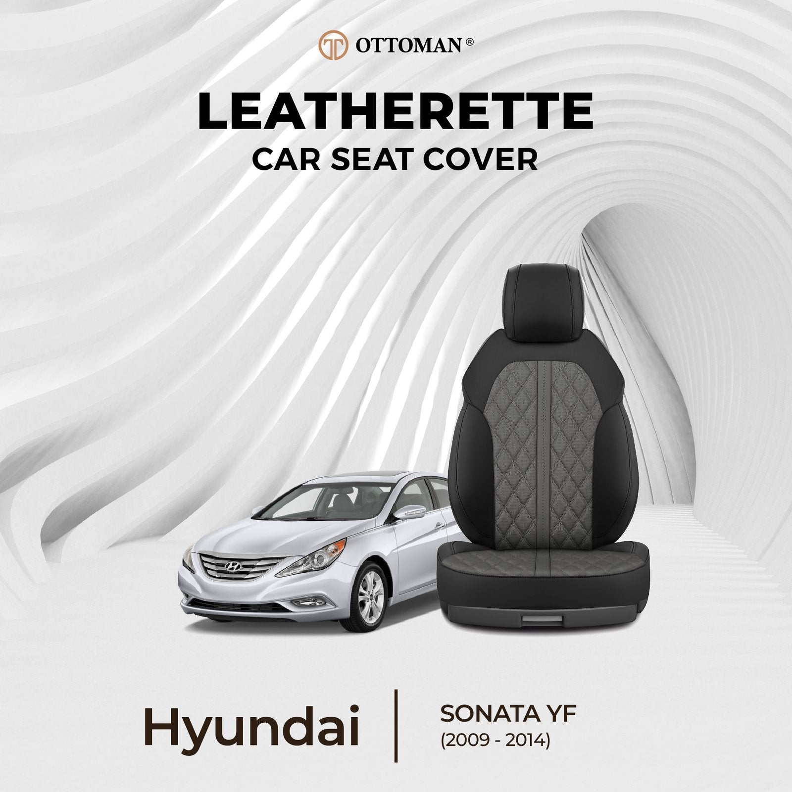 Hyundai Sonata YF (2009-2014) Ottoman Seat Cover - Ottoman Car Mats