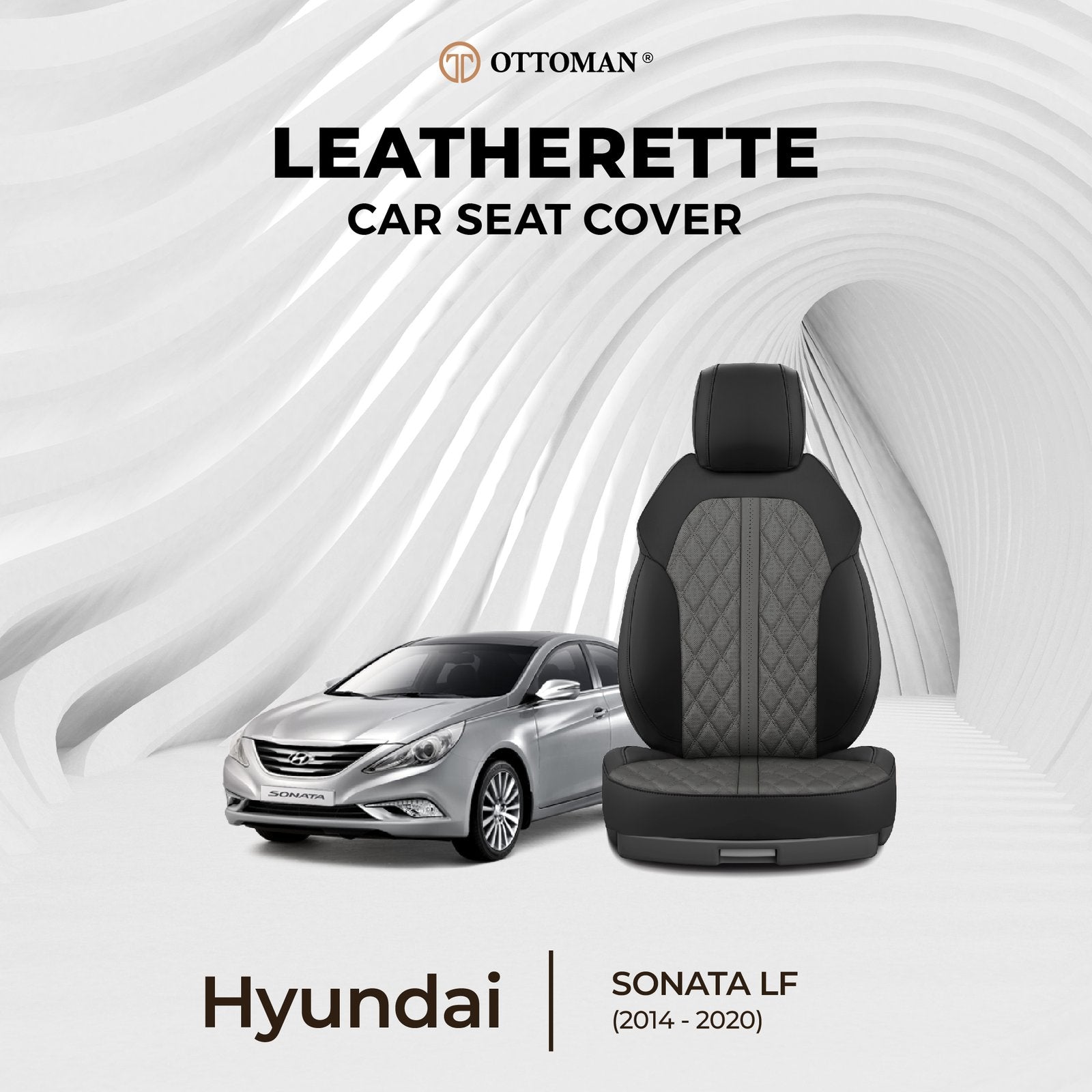 Hyundai Sonata LF (2014-2020) Ottoman Seat Cover - Ottoman Car Mats