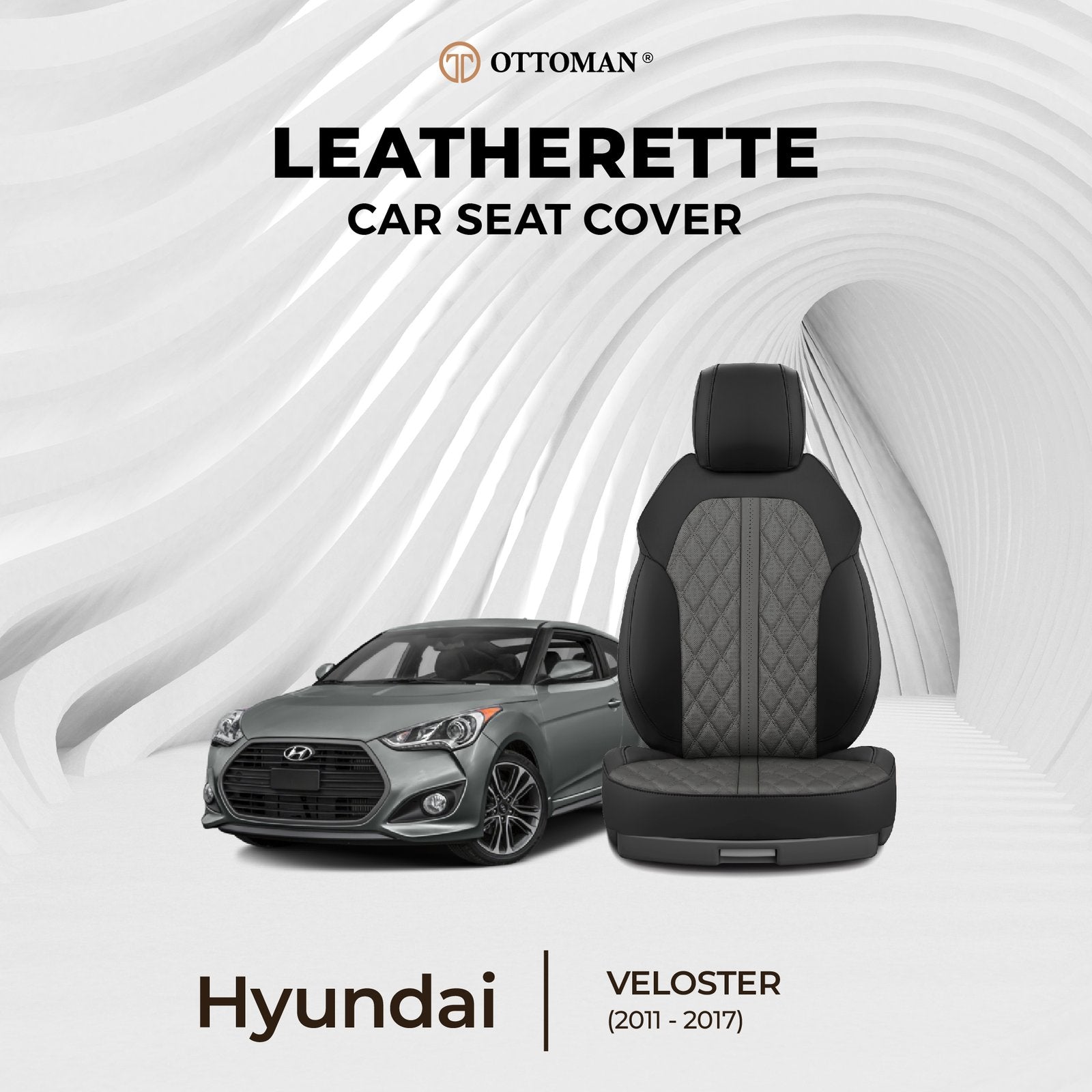 Hyundai Veloster (2011-2017) Ottoman Seat Cover - Ottoman Car Mats