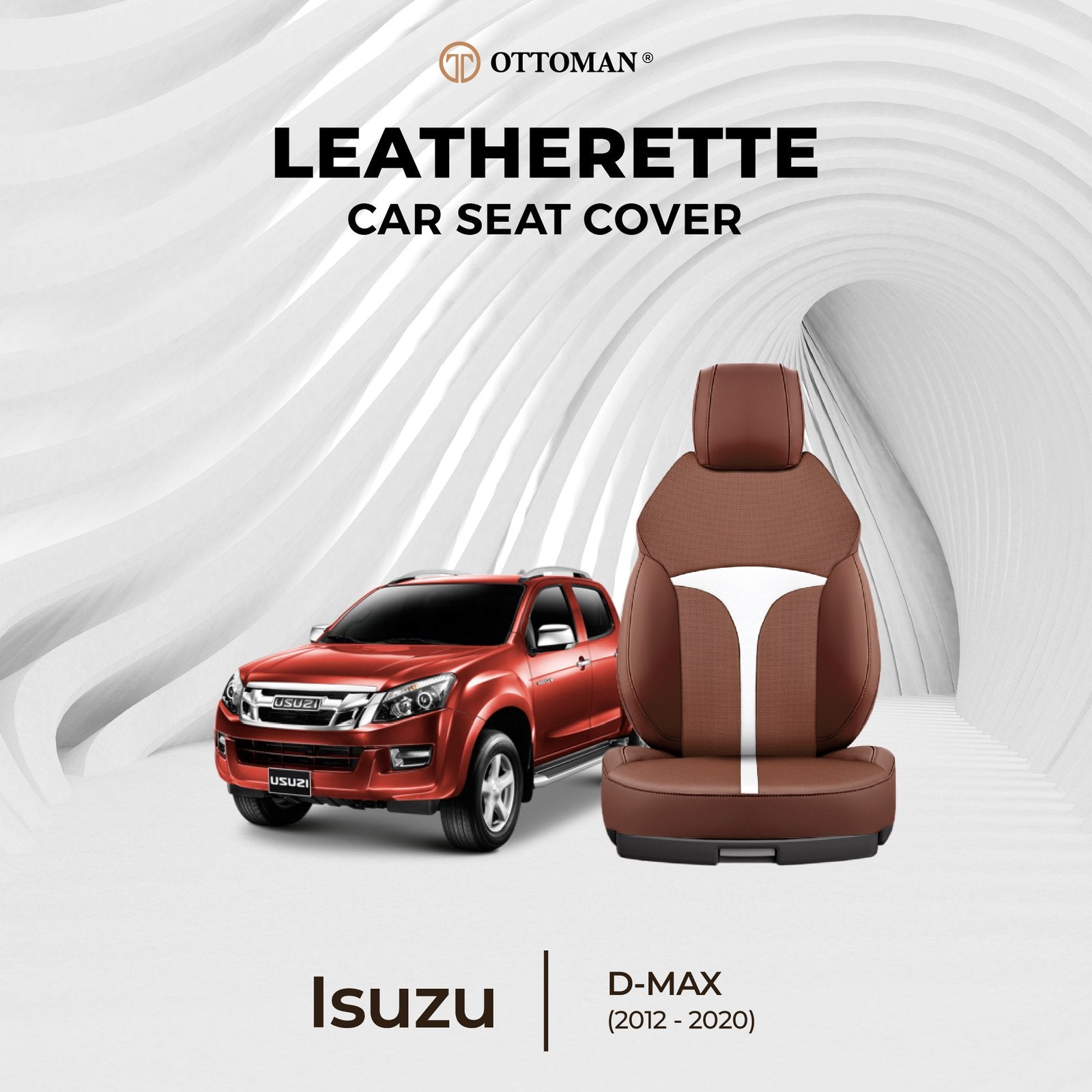 Isuzu D-Max (2012-2020) Ottoman Seat Cover - Ottoman Car Mats