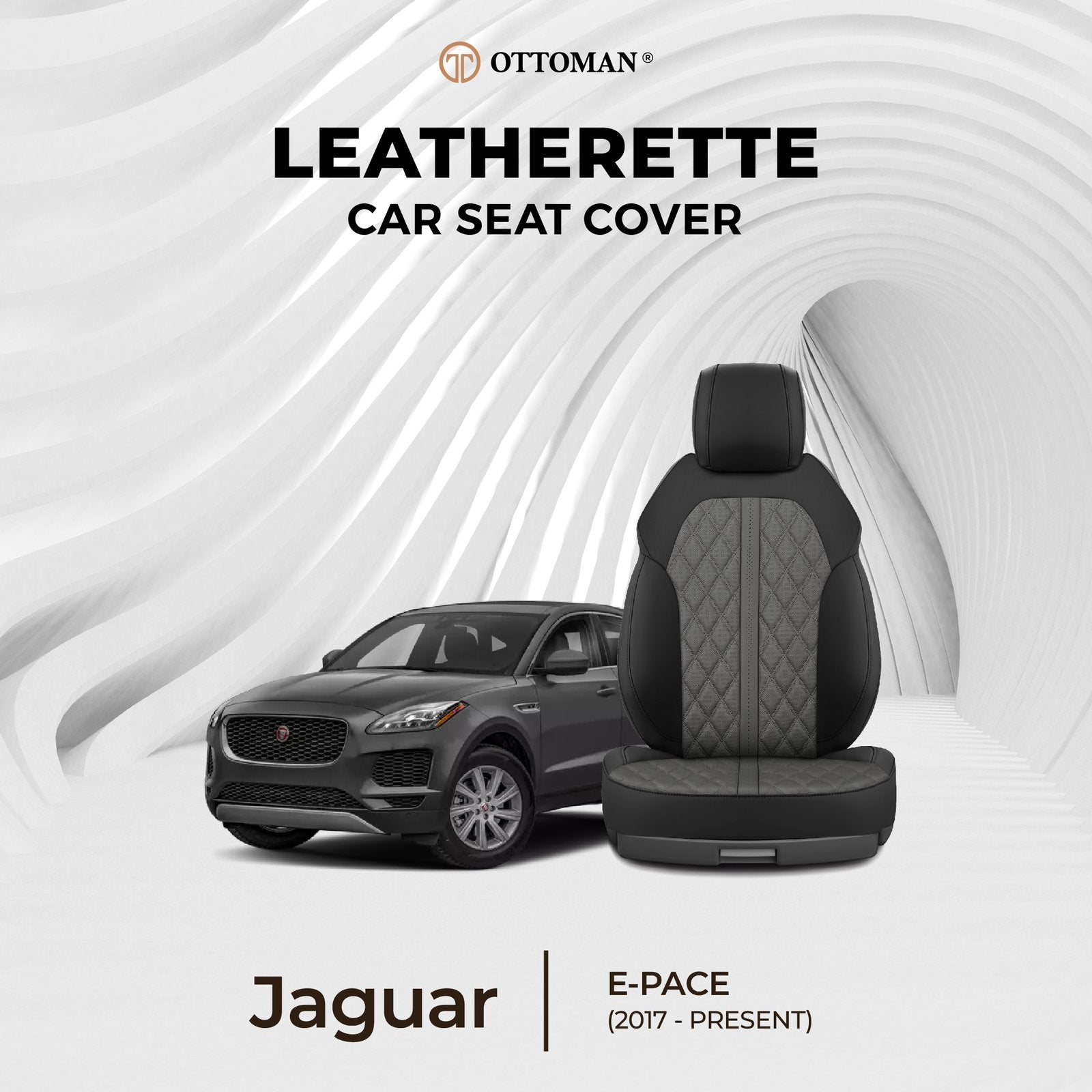 Jaguar E-Pace (2017-Present) Ottoman Seat Cover - Ottoman Car Mats