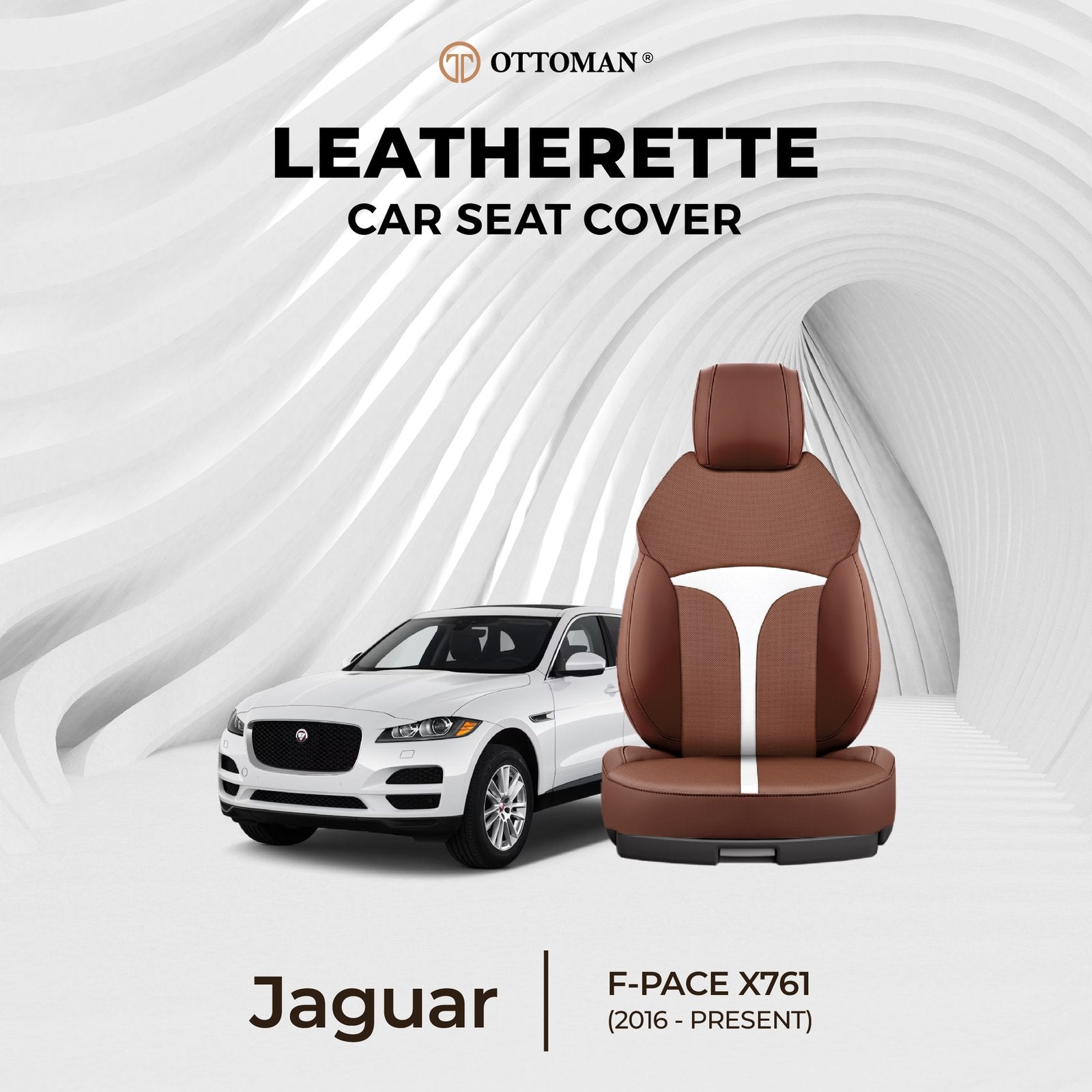 Jaguar F-Pace X761 (2016-Present) Ottoman Seat Cover - Ottoman Car Mats