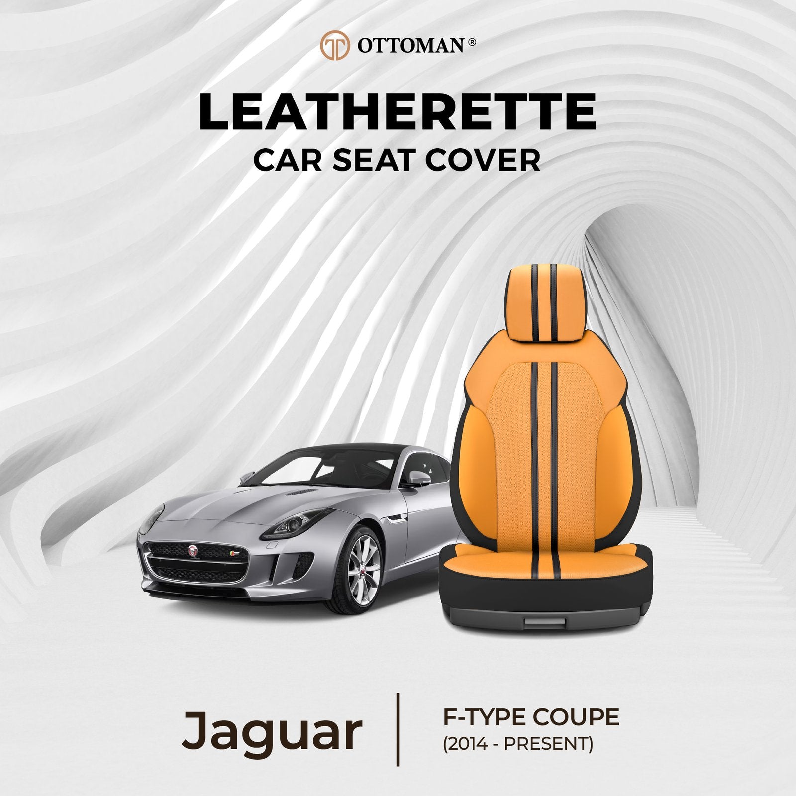 Jaguar F-Type Coupe (2014-Present) Ottoman Seat Cover - Ottoman Car Mats