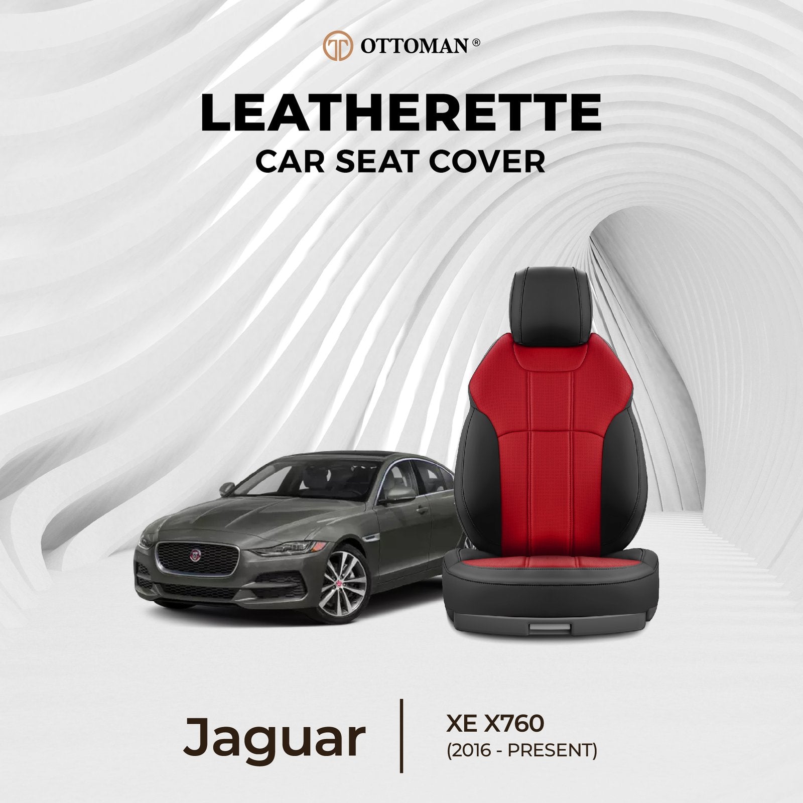 Jaguar XE X760 (2016-Present) Ottoman Seat Cover - Ottoman Car Mats