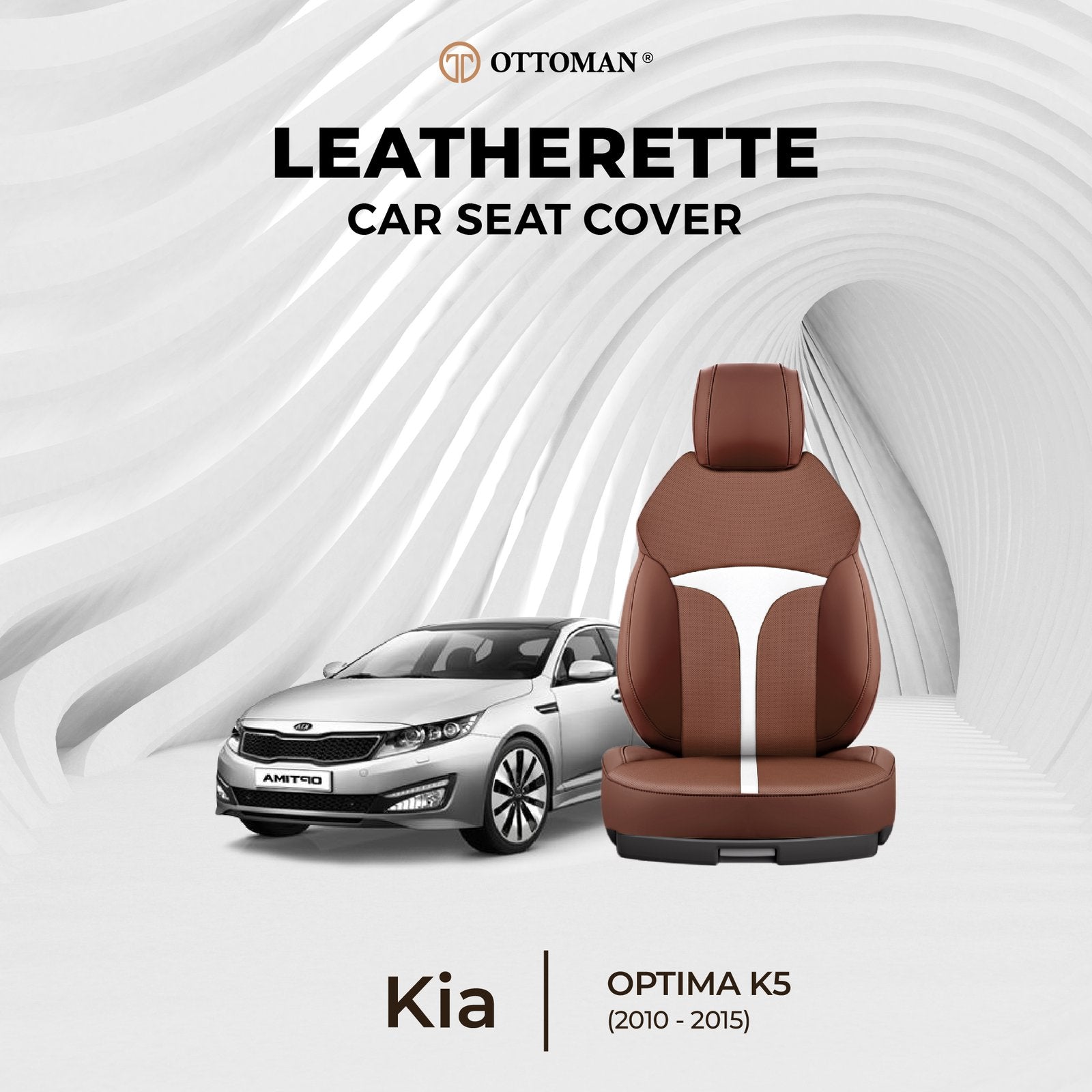 Kia K5 Optima (2010-2015) Ottoman Seat Cover - Ottoman Car Mats