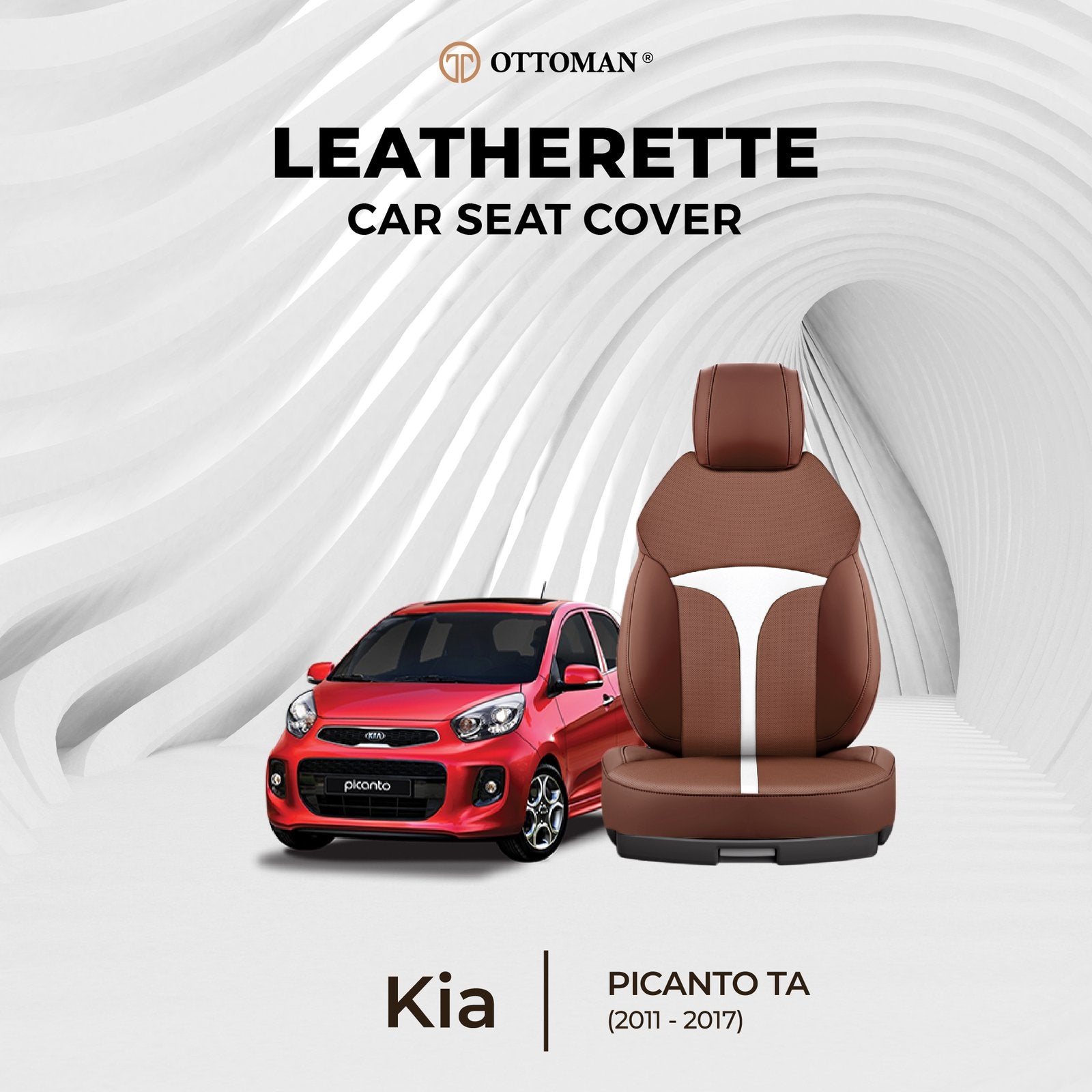 Kia Picanto JA (2017-2020) Ottoman Seat Cover - Ottoman Car Mats