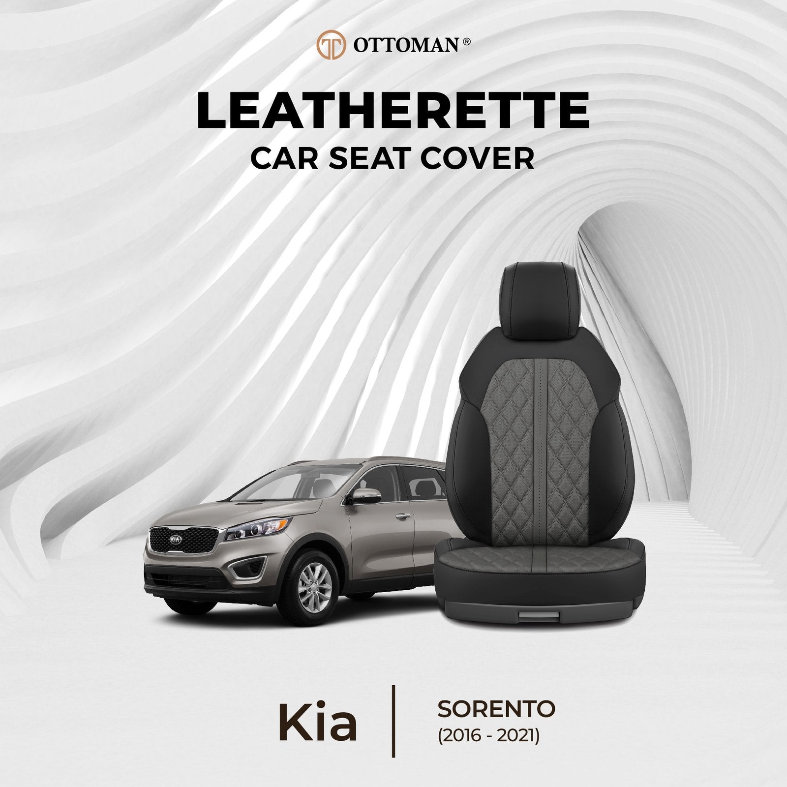 Kia Sorento (2016-2021) Ottoman Seat Cover - Ottoman Car Mats