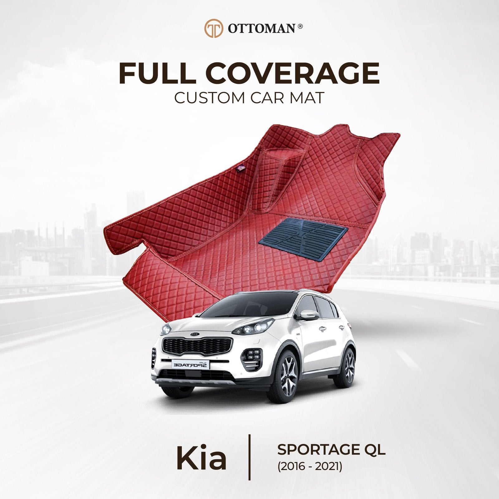 Kia Sportage QL (2016-2021) Ottoman Car Mat