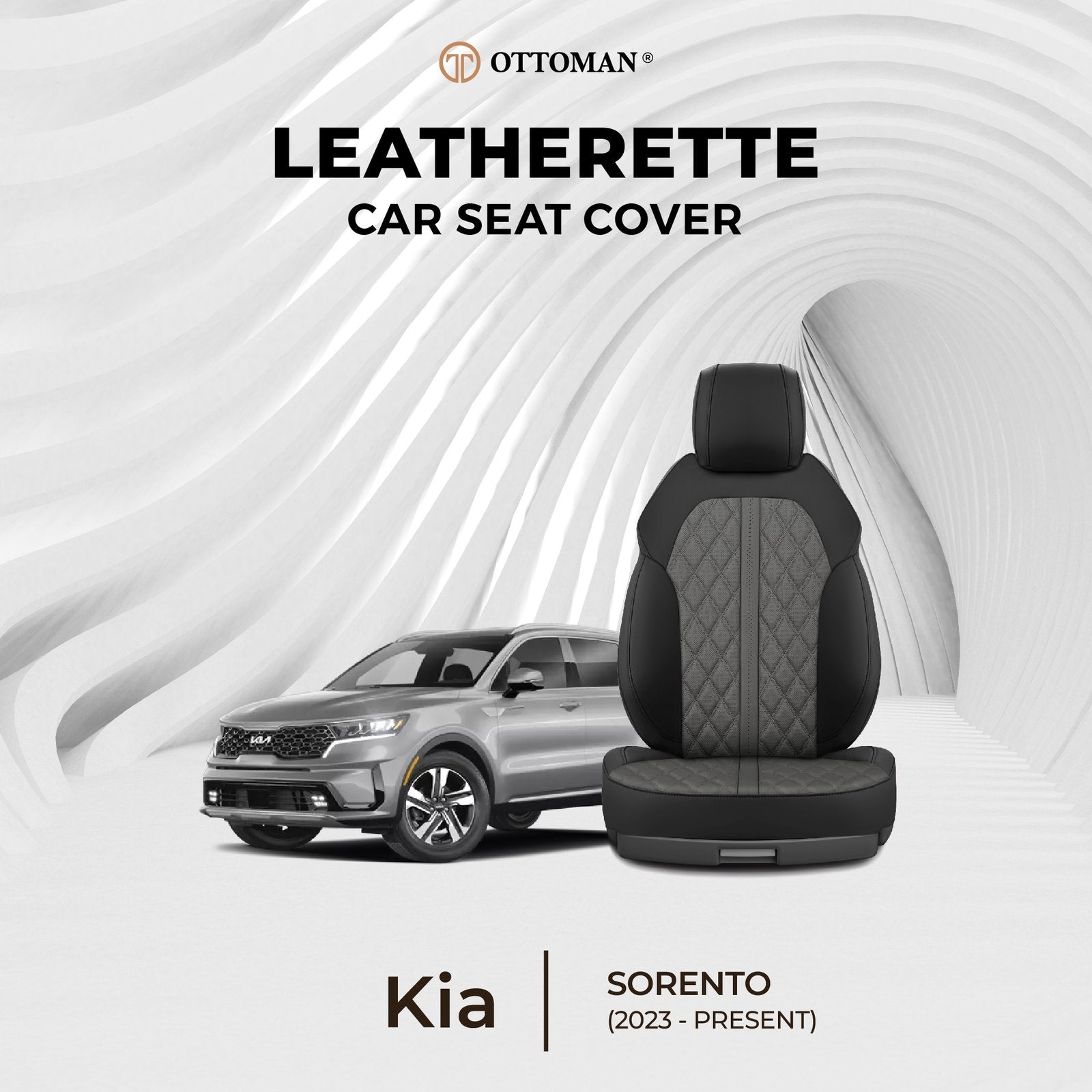 Kia Sorento (2023-Present) Ottoman Seat Cover - Ottoman Car Mats