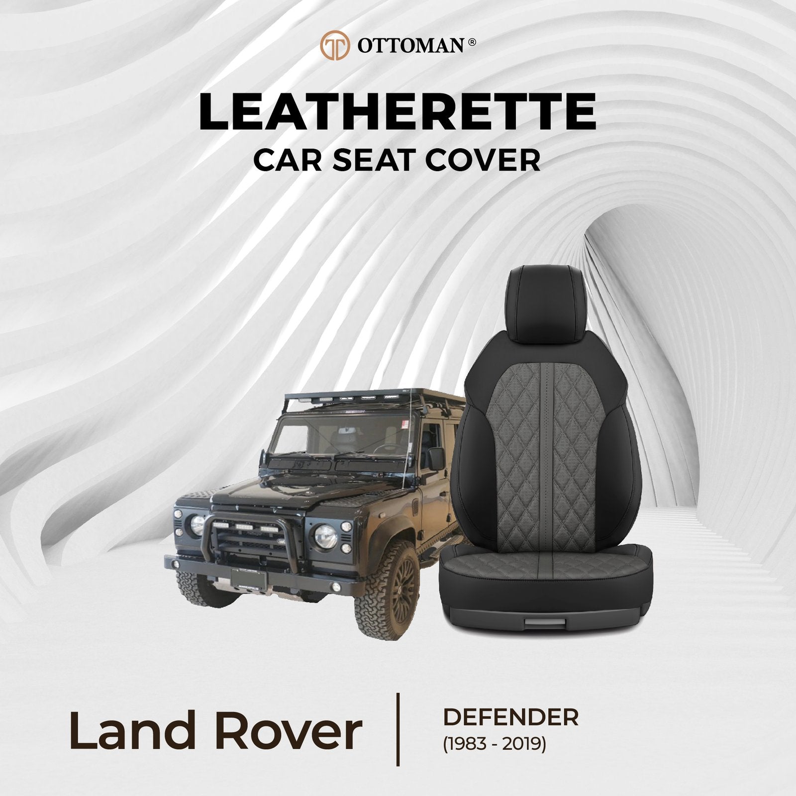 Land Rover Defender (1983-2019) Ottoman Seat Cover - Ottoman Car Mats