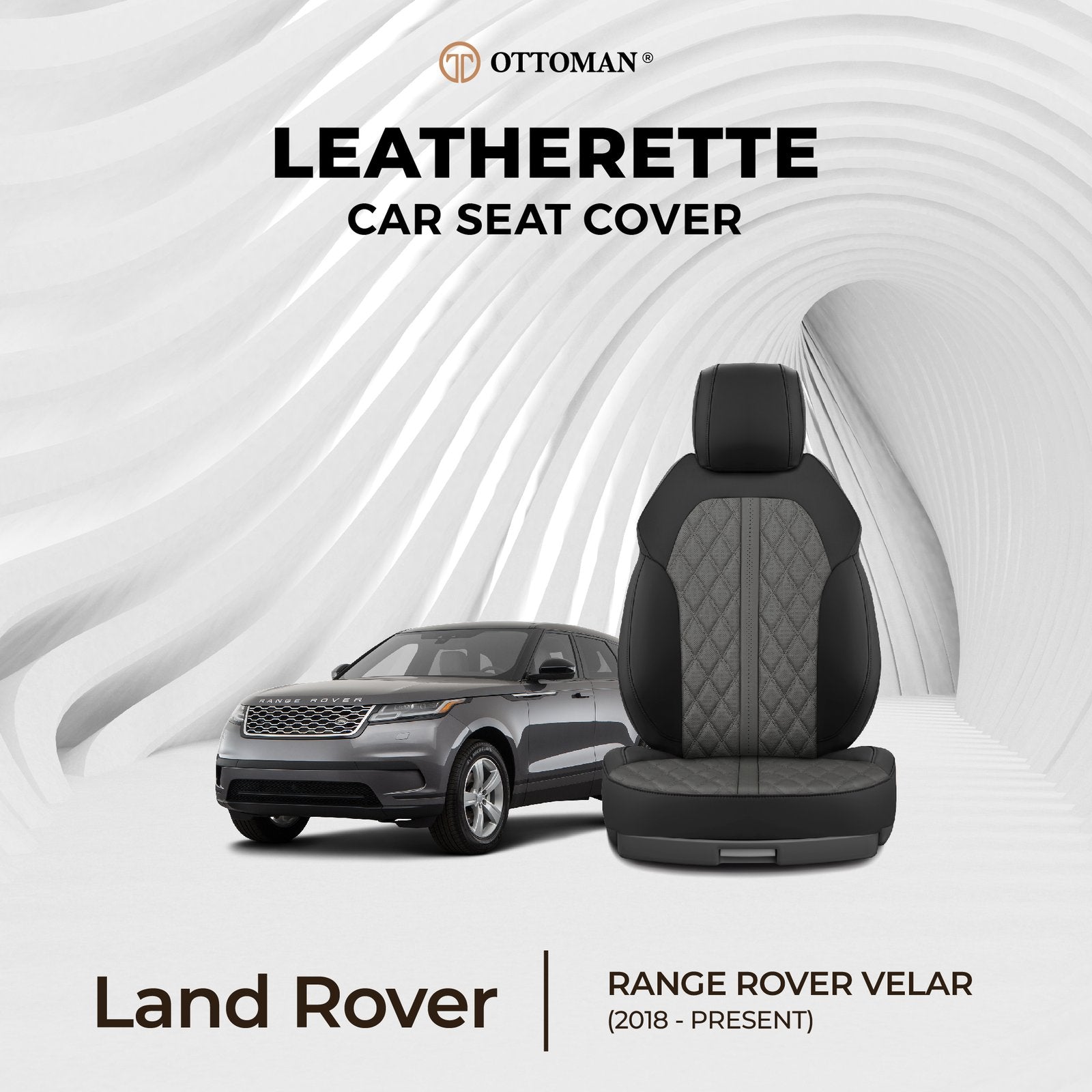 Land Rover Velar (2018-Present) Ottoman Seat Cover - Ottoman Car Mats