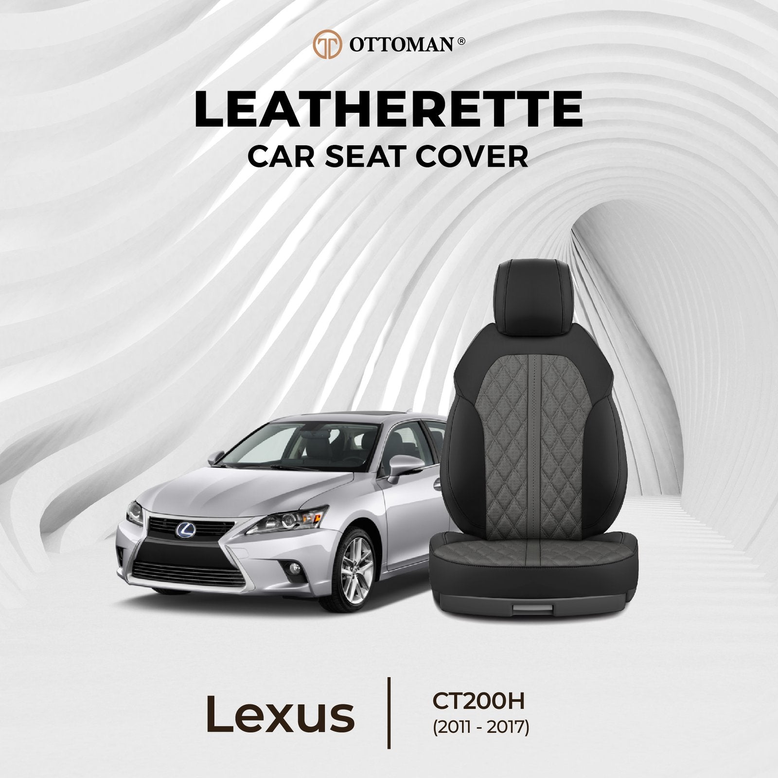 Lexus CT-200H (2011-2017) Ottoman Seat Cover - Ottoman Car Mats