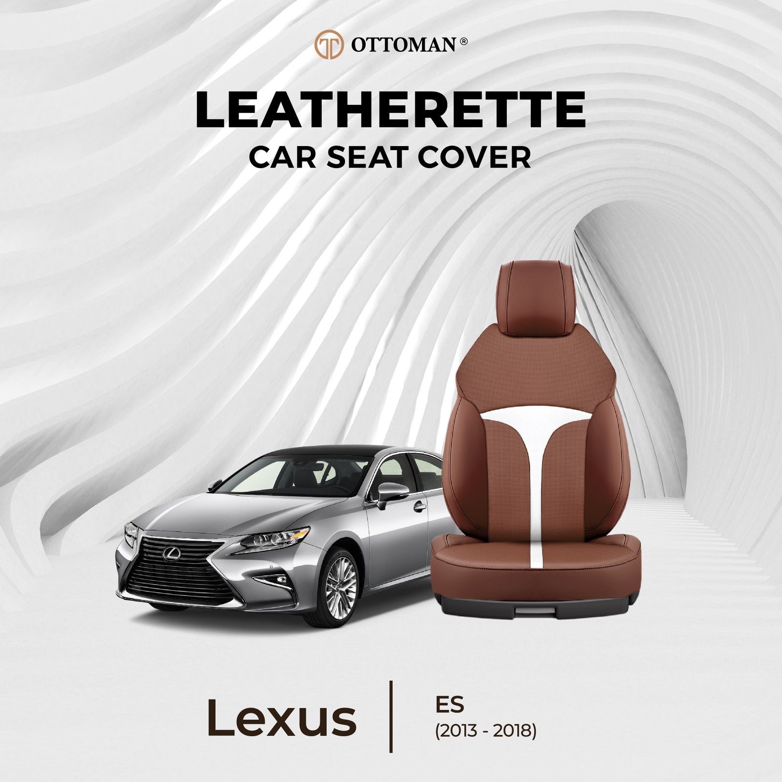 Lexus ES (2013-2018) Ottoman Seat Cover - Ottoman Car Mats