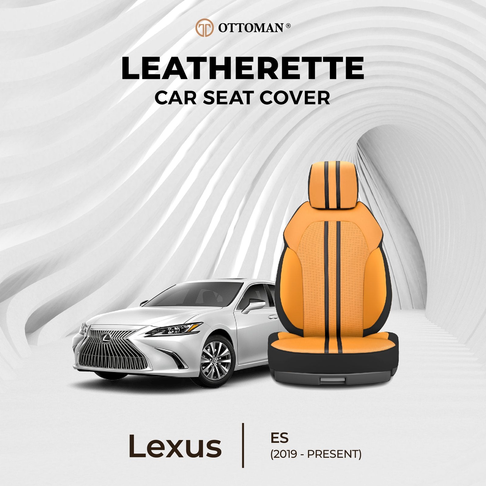 Lexus ES (2019-Present) Ottoman Seat Cover - Ottoman Car Mats