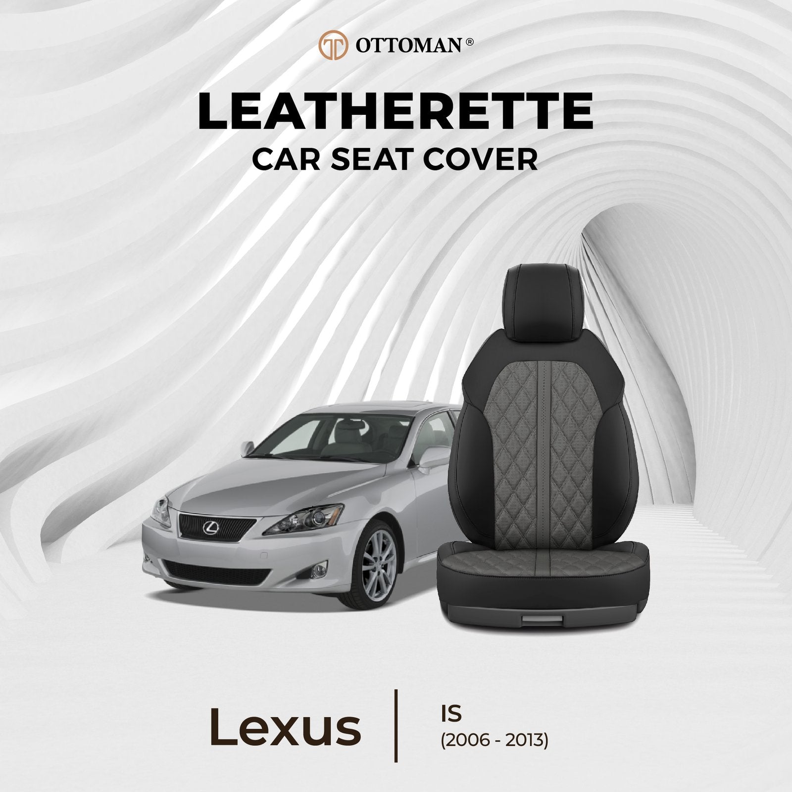 Lexus IS (2006-2013) Ottoman Seat Cover - Ottoman Car Mats