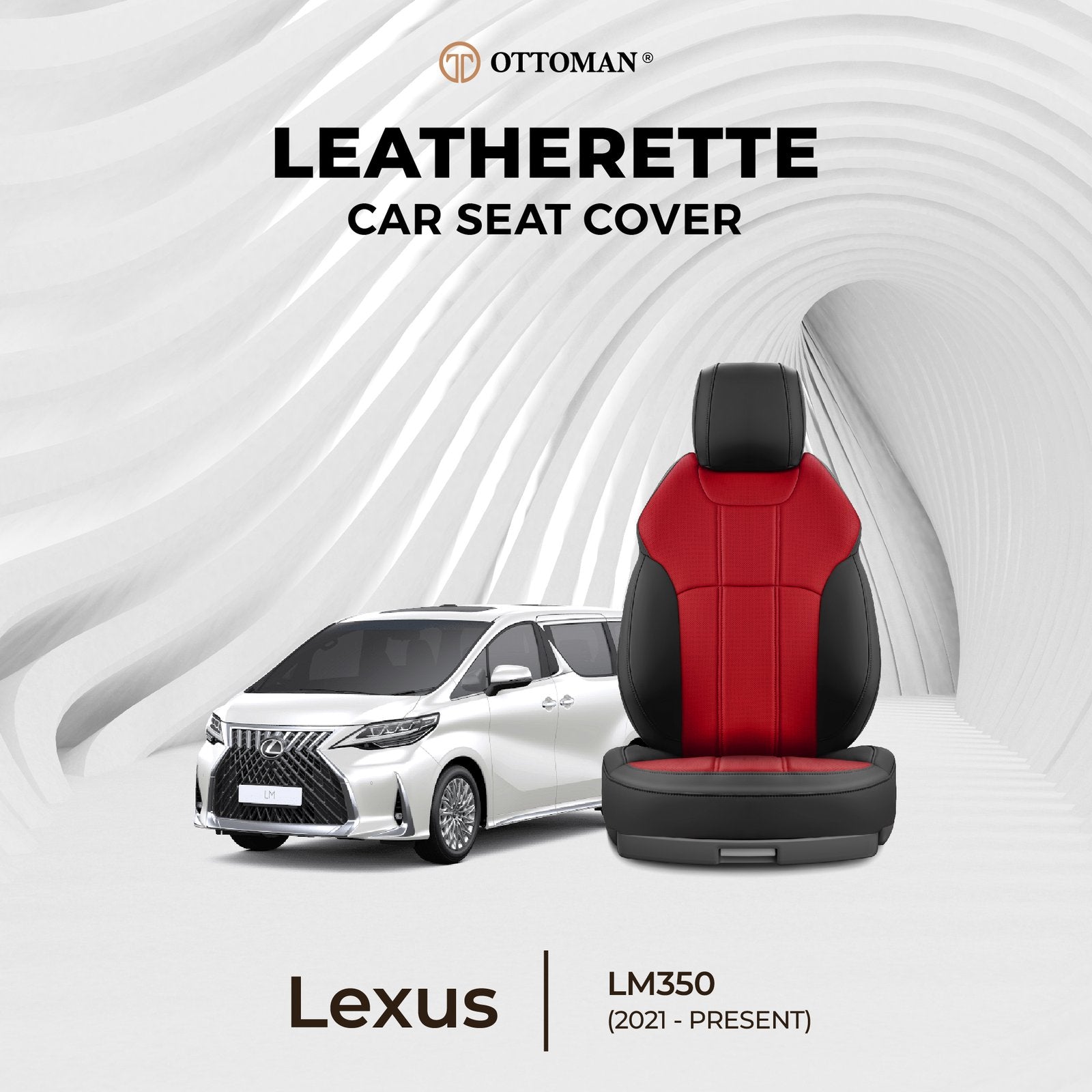 Lexus LM 350 (2021-Present) Ottoman Seat Cover - Ottoman Car Mats