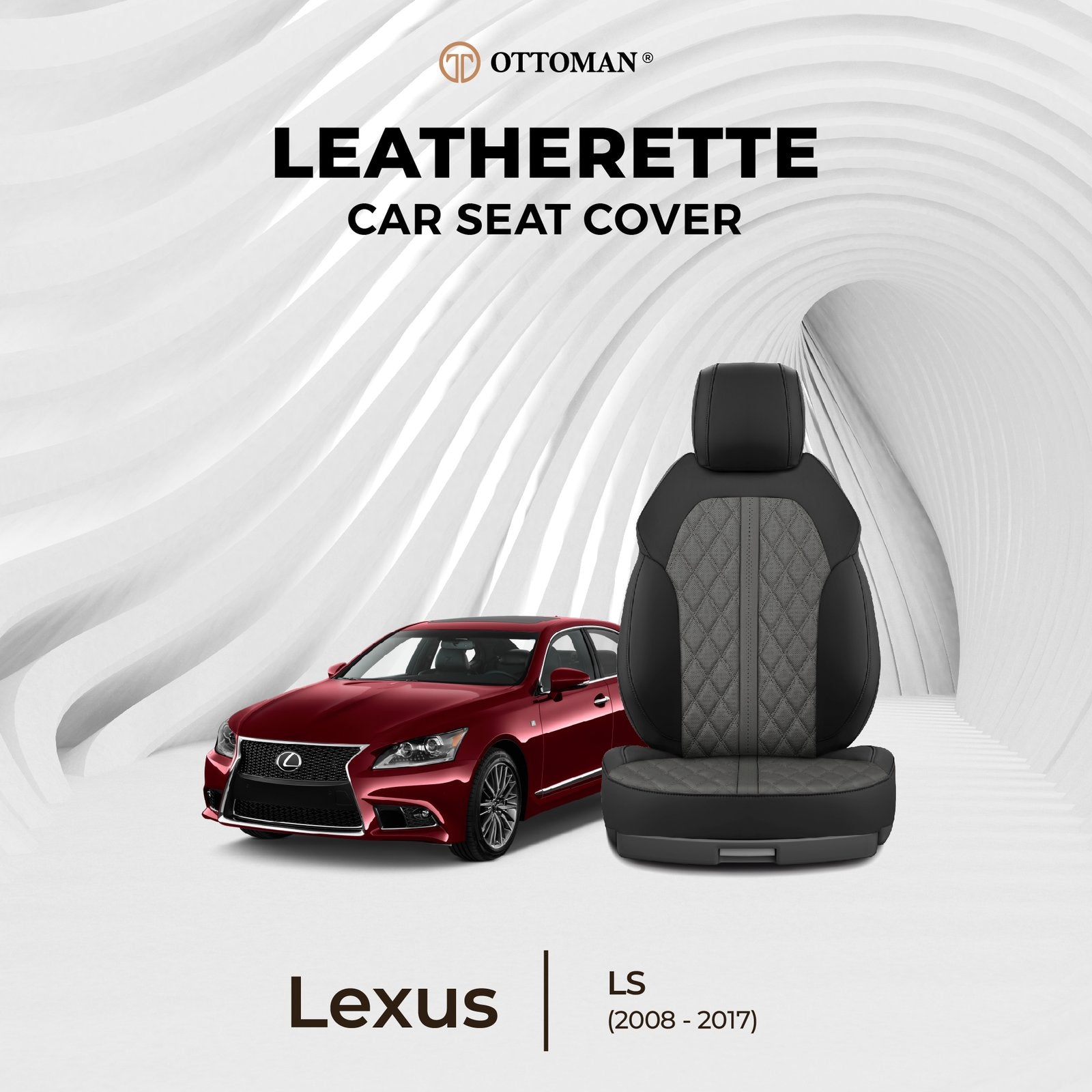 Lexus LS (2008-2017) Ottoman Seat Cover - Ottoman Car Mats