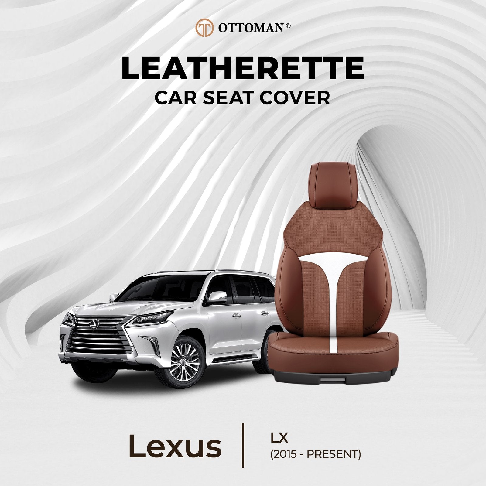 Lexus LX (2015-Present) Ottoman Seat Cover - Ottoman Car Mats