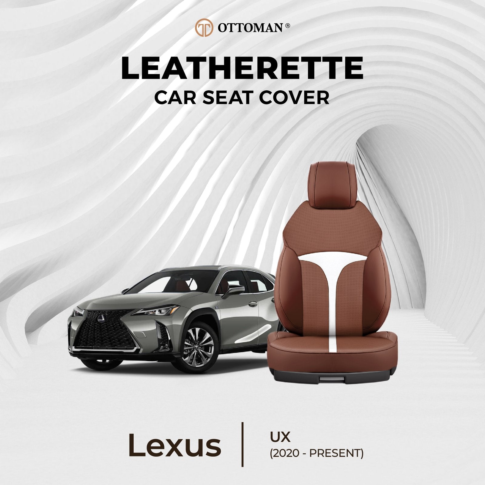 Lexus UX (2020-Present) Ottoman Seat Cover - Ottoman Car Mats