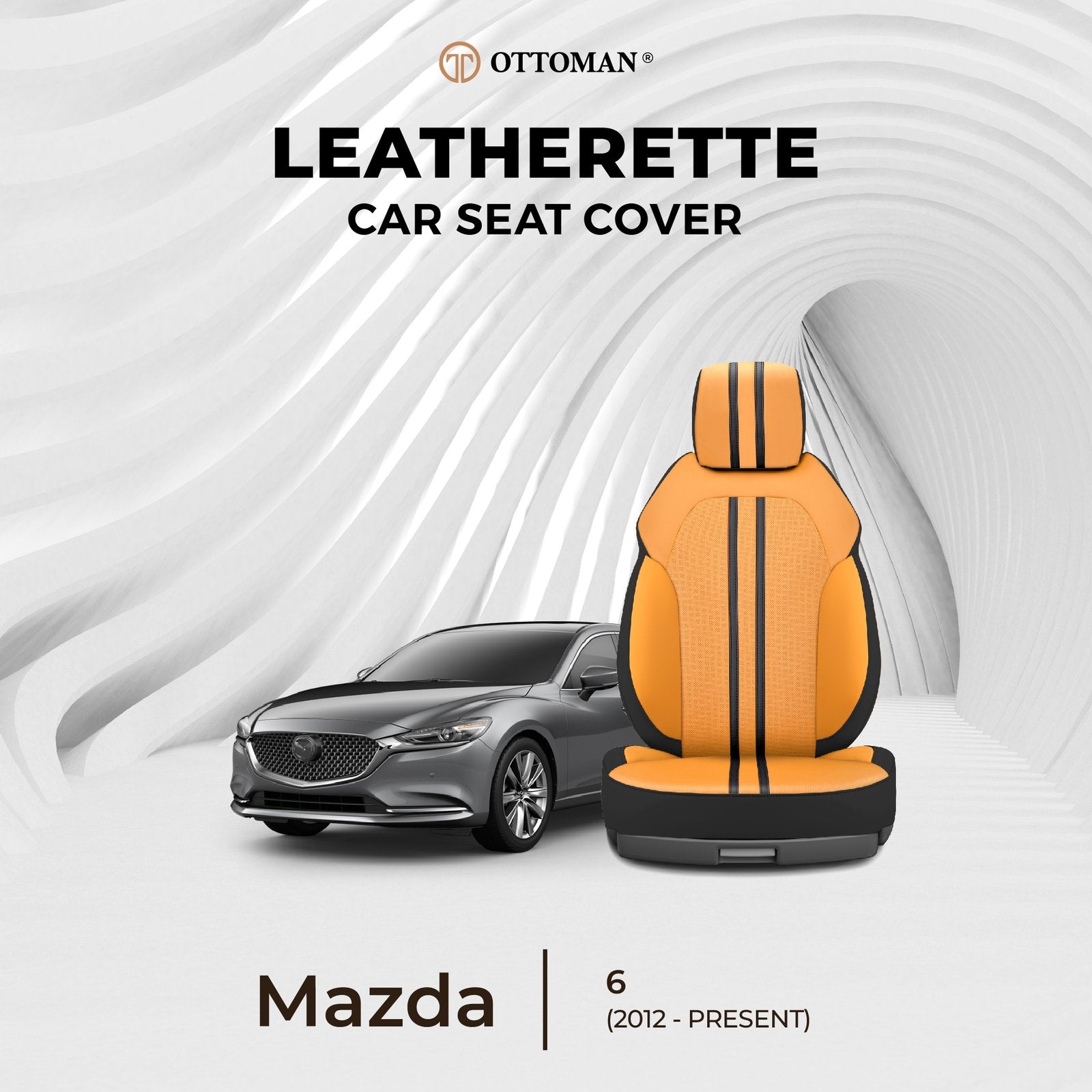 Mazda 6 (2012-Present) Ottoman Seat Cover - Ottoman Car Mats