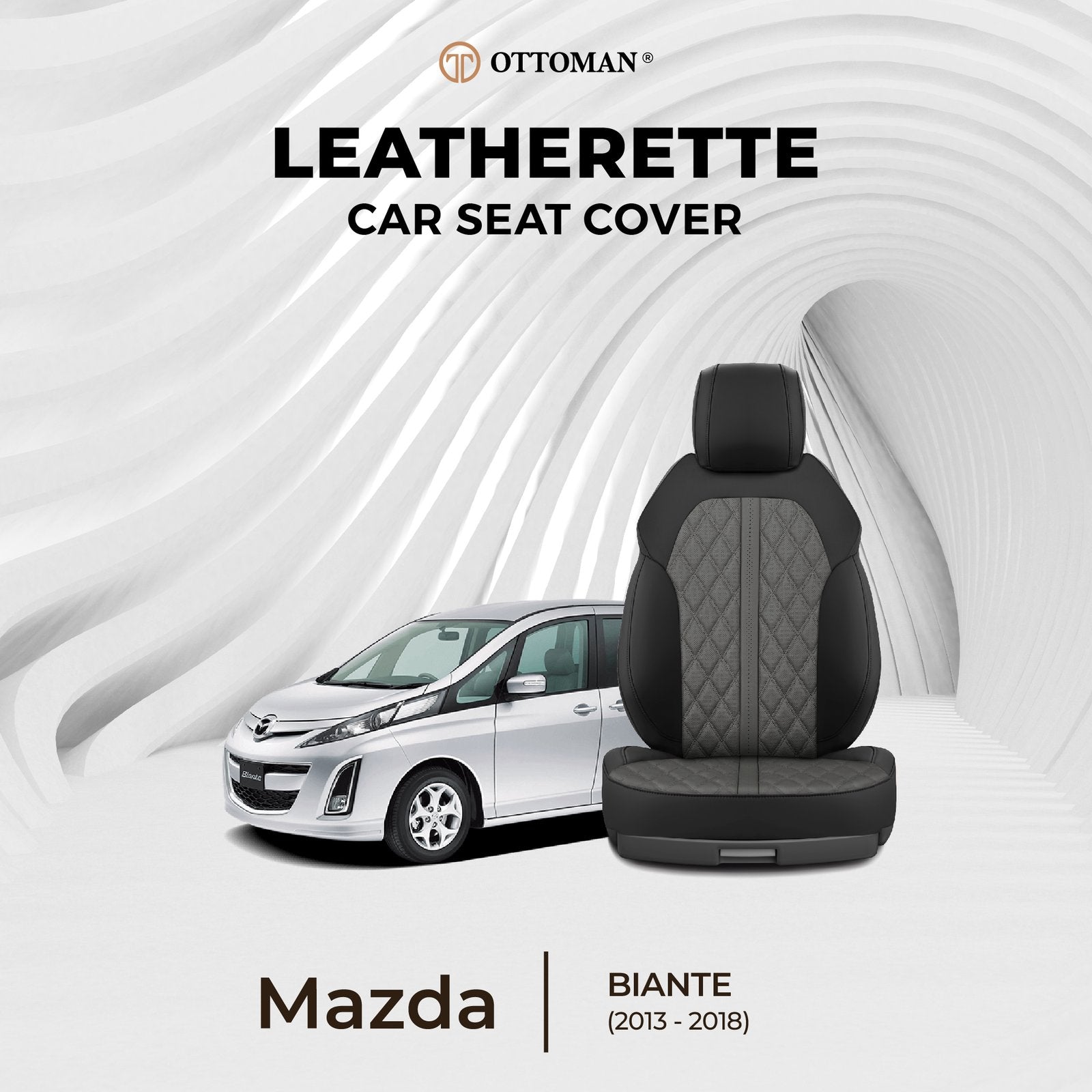 Mazda Biante (2013-2018) Ottoman Seat Cover - Ottoman Car Mats