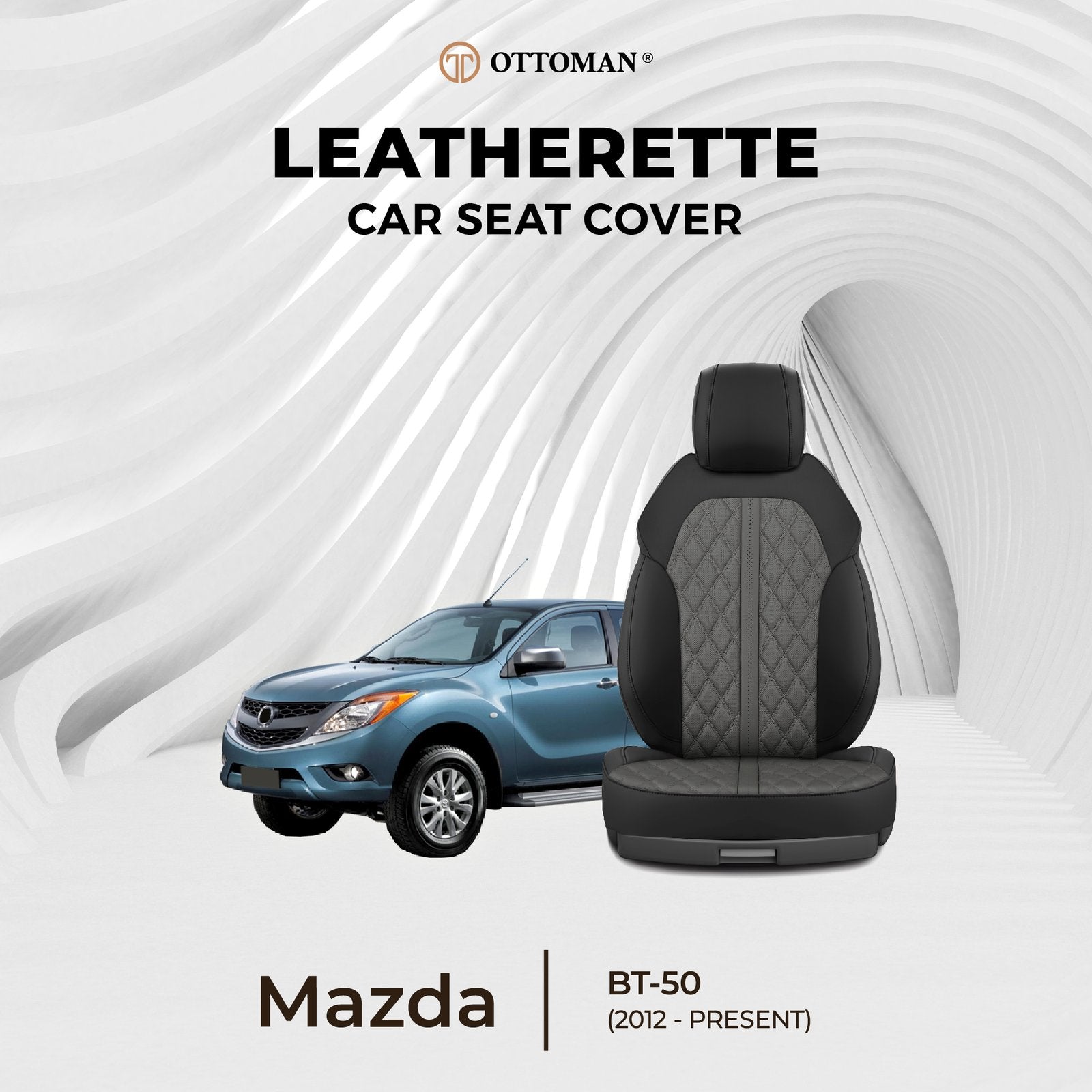 Mazda BT-50 (2012-Present) Ottoman Seat Cover - Ottoman Car Mats