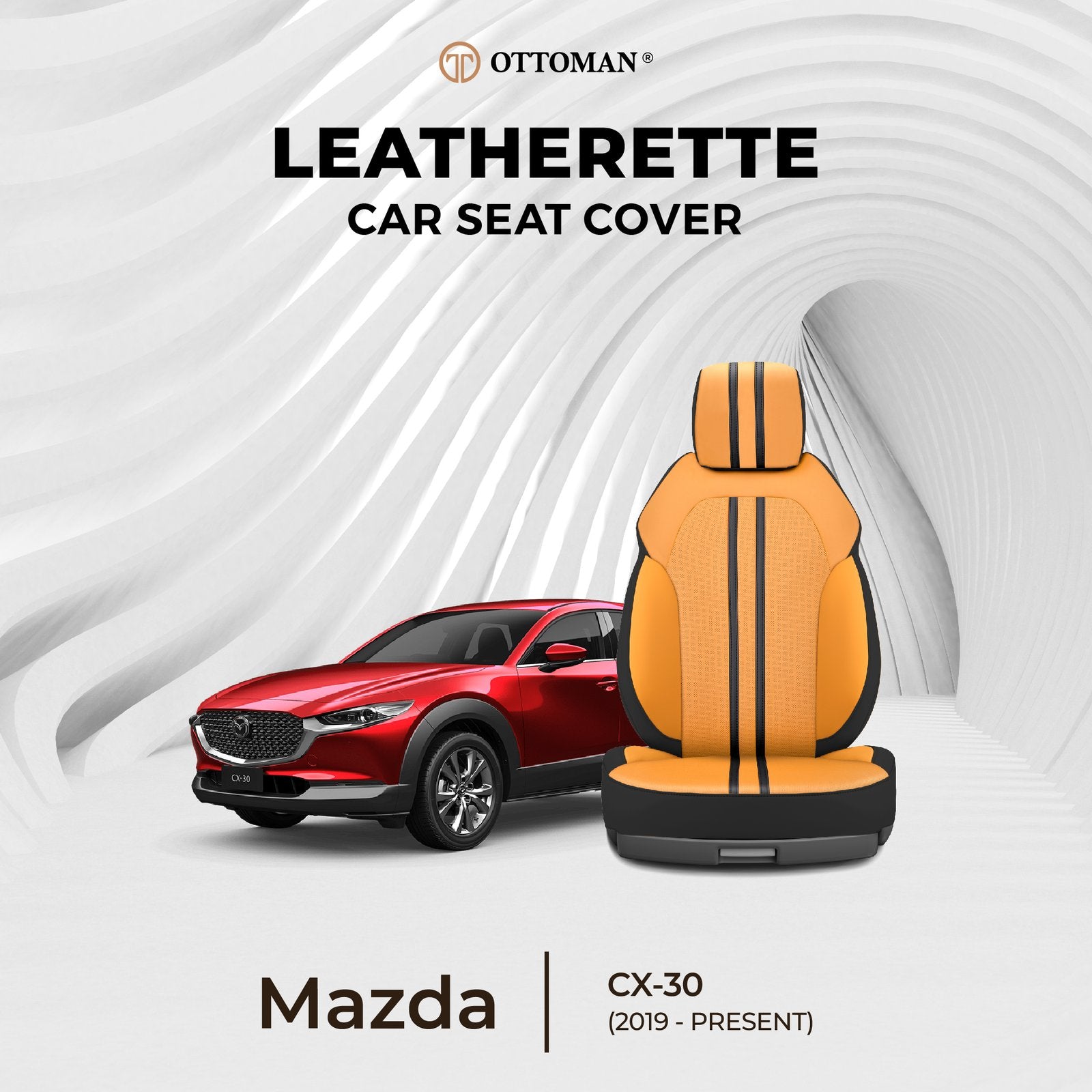 Mazda CX-30 (2019-Present) Ottoman Seat Cover - Ottoman Car Mats