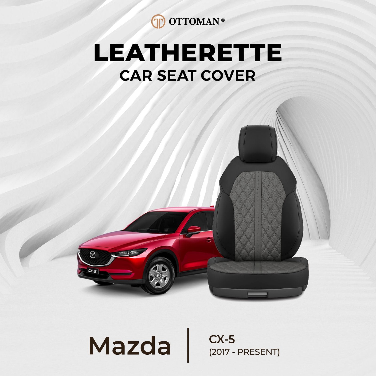 Mazda CX-5 (2017-Present) Ottoman Seat Cover - Ottoman Car Mats