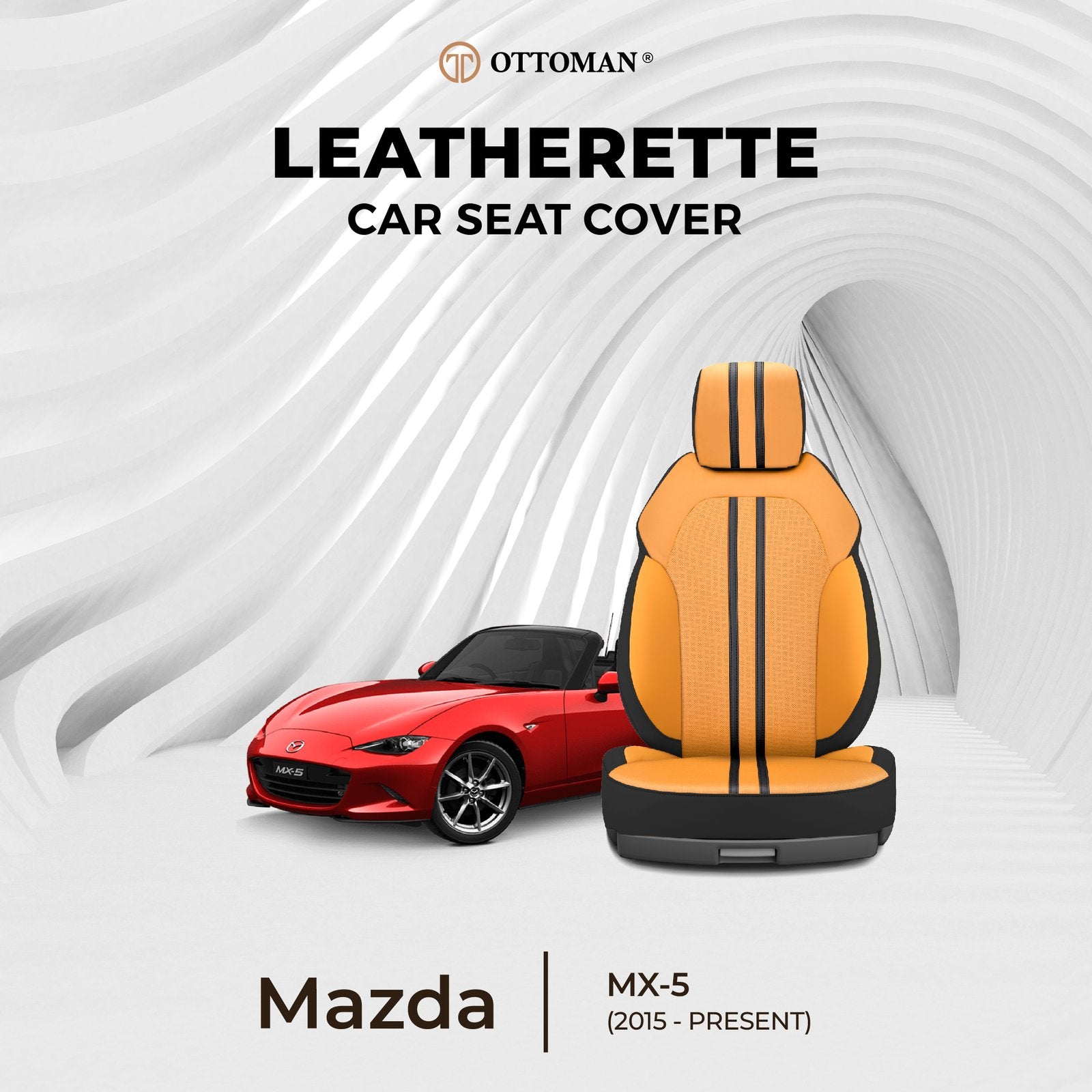 Mazda MX-5 (2015-Present) Ottoman Seat Cover - Ottoman Car Mats