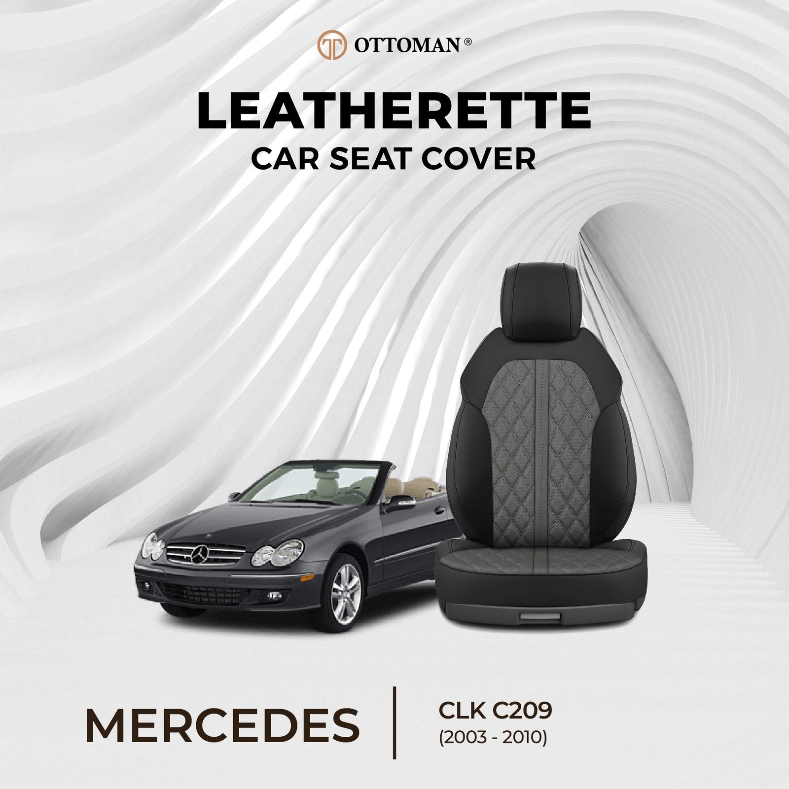 Mercedes Benz C-Class Coupe C205 (2016-Present) Ottoman Seat Cover - Ottoman Car Mats