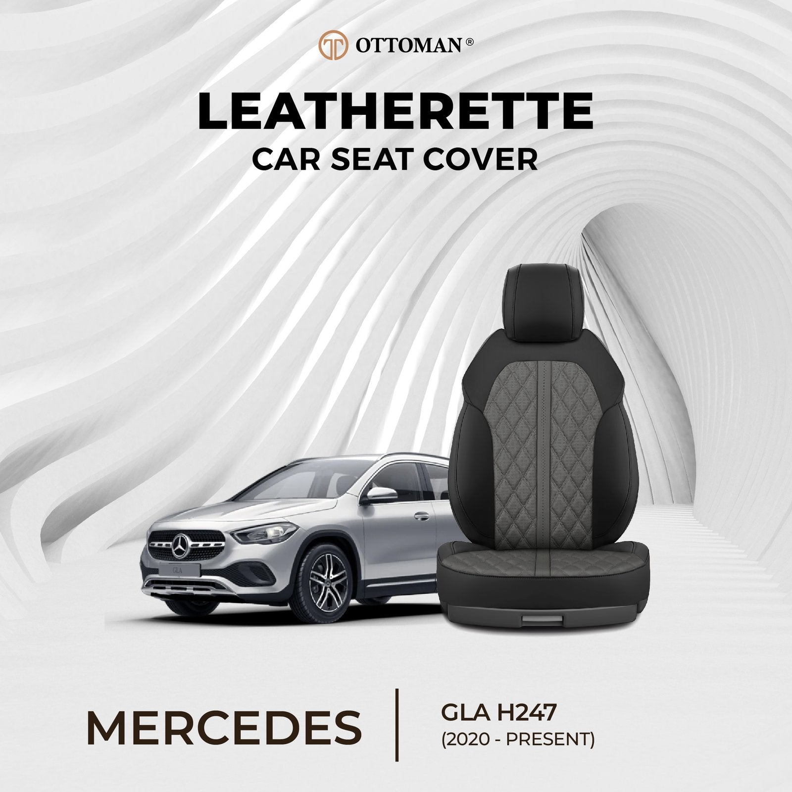 Mercedes Benz CLS W218 (2010-2018) Ottoman Seat Cover - Ottoman Car Mats