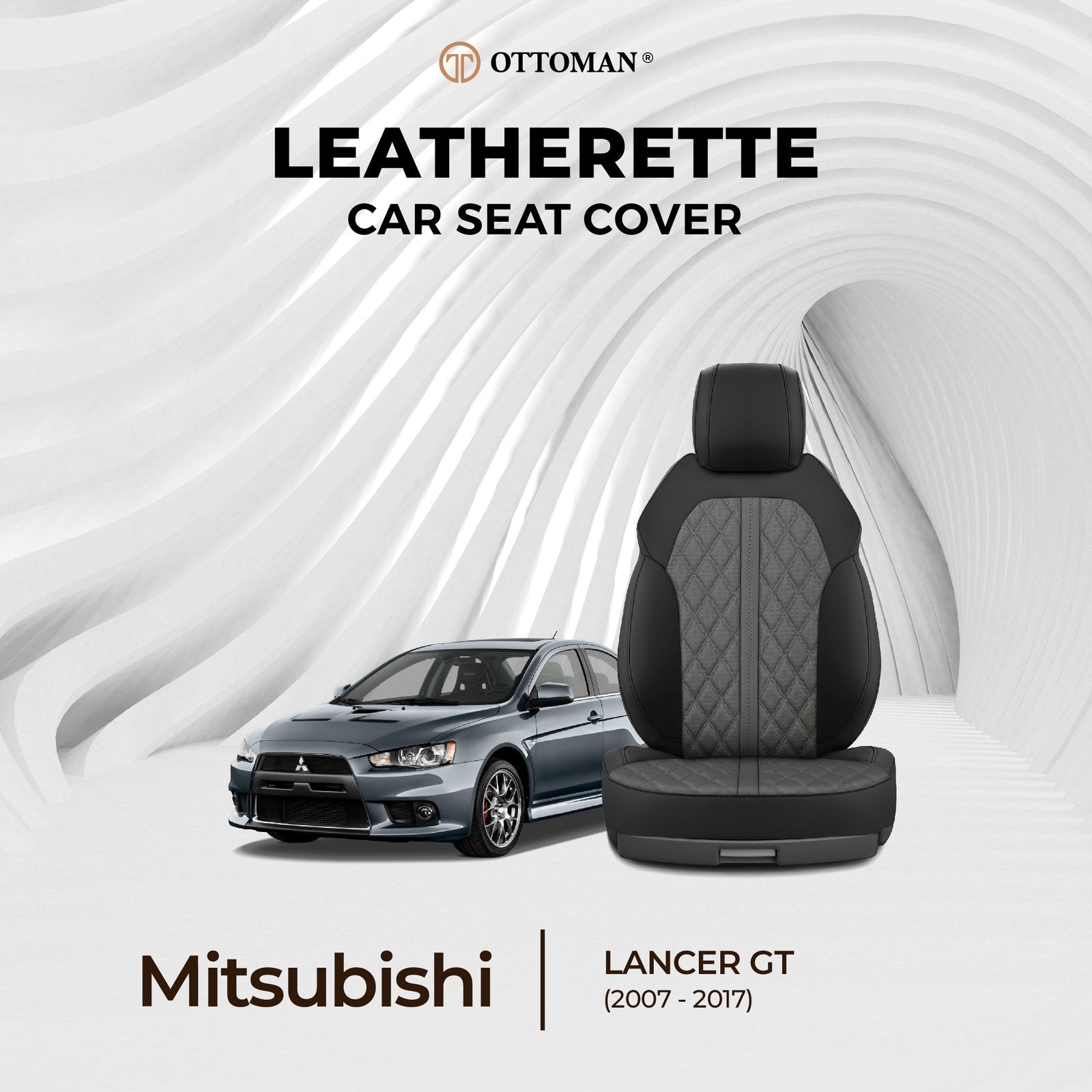 Mitsubishi Lancer Gt (2007-2017) Ottoman Seat Cover - Ottoman Car Mats