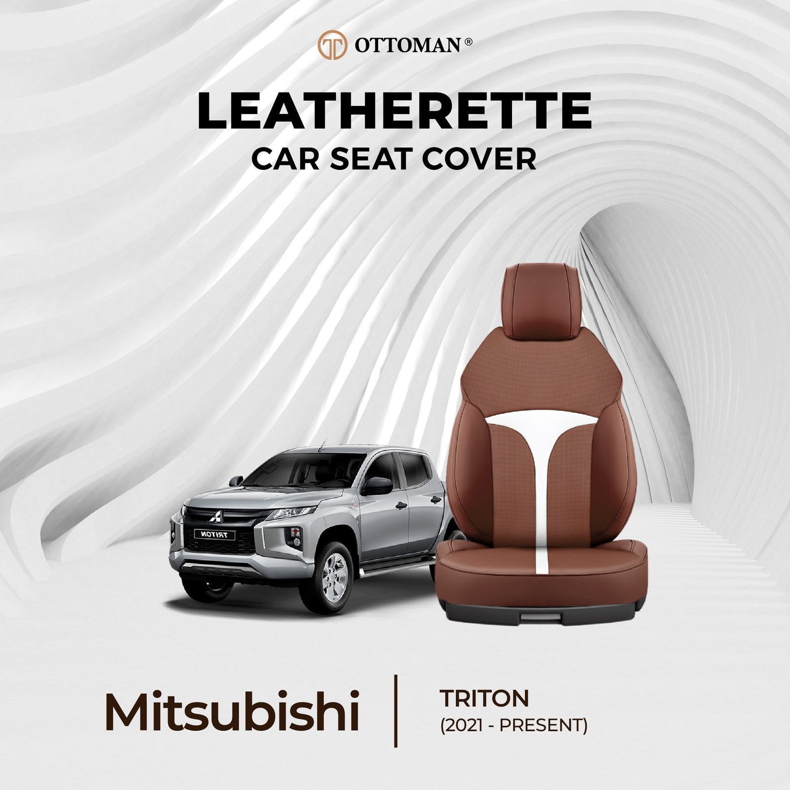 Mitsubishi Triton (2021-Present) Ottoman Seat Cover - Ottoman Car Mats