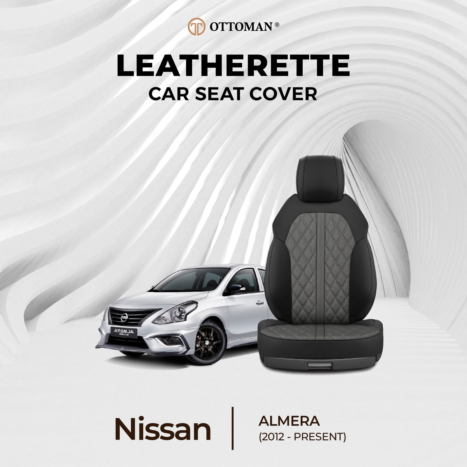 Nissan Almera (2012-Present) Ottoman Seat Cover - Ottoman Car Mats