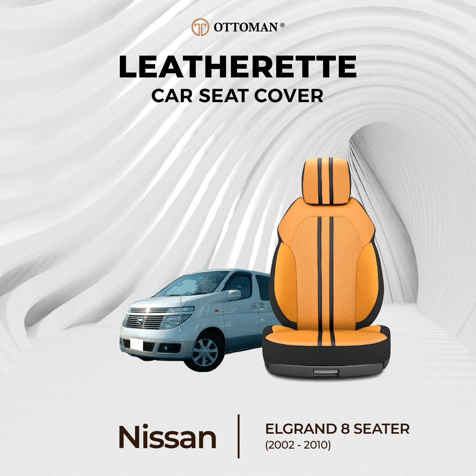 Nissan Elgrand (2002-2010) Ottoman Seat Cover - Ottoman Car Mats