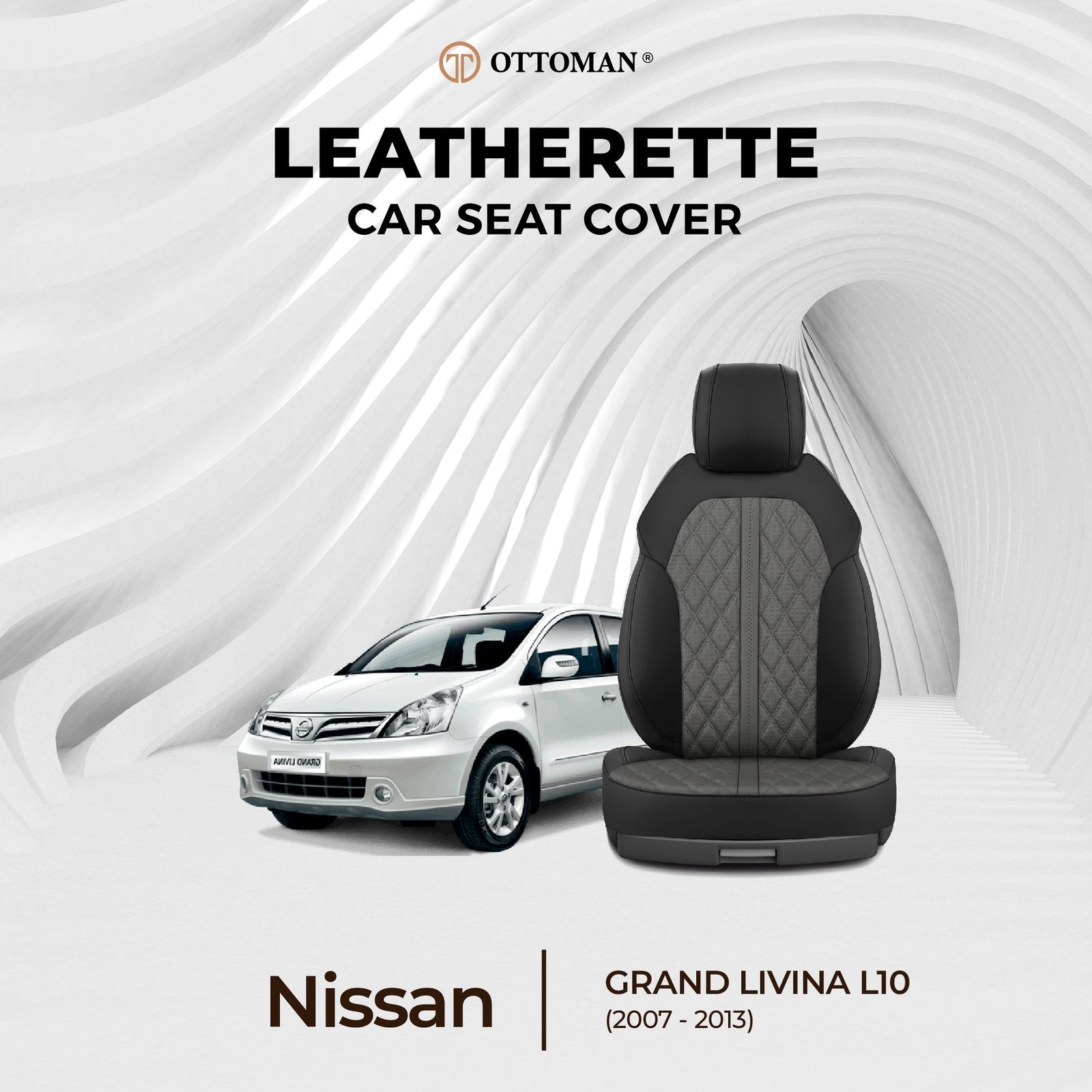 Nissan Grand Livina L10 (2007-2013) Ottoman Seat Cover - Ottoman Car Mats